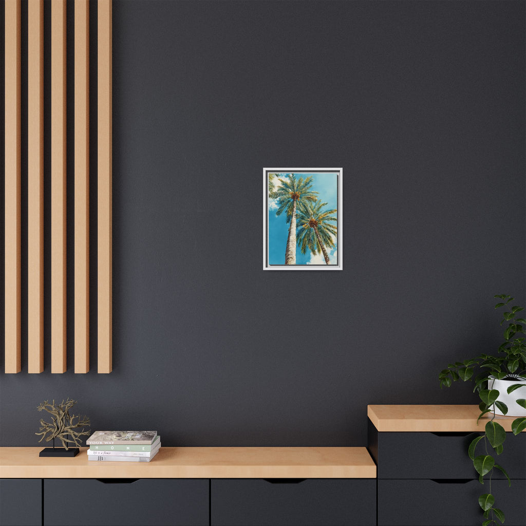 Palm Tree Sky Matte Canvas Print