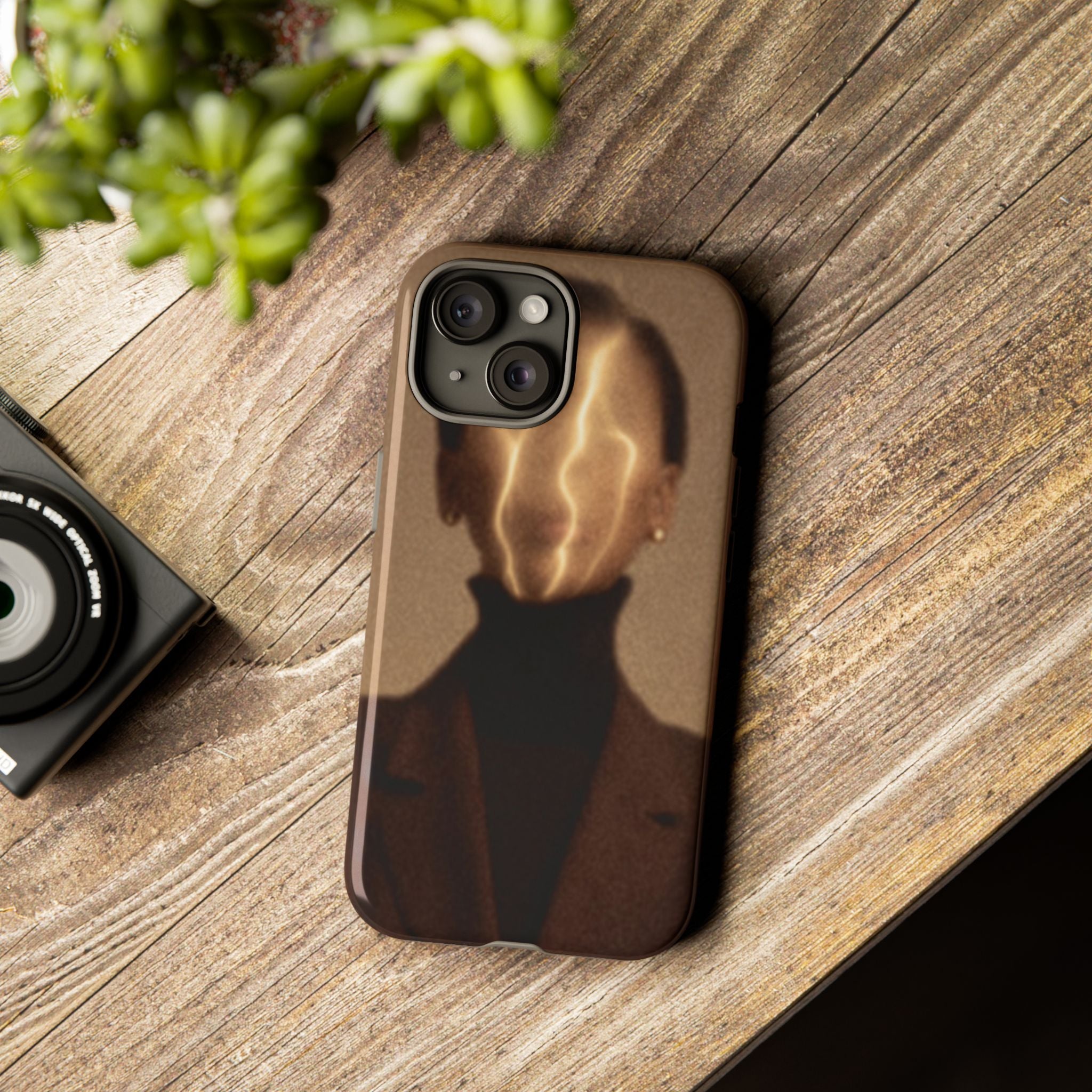 Stylish Phone Case with Artistic Design, Fashion Tech Accessory, Tough Cases