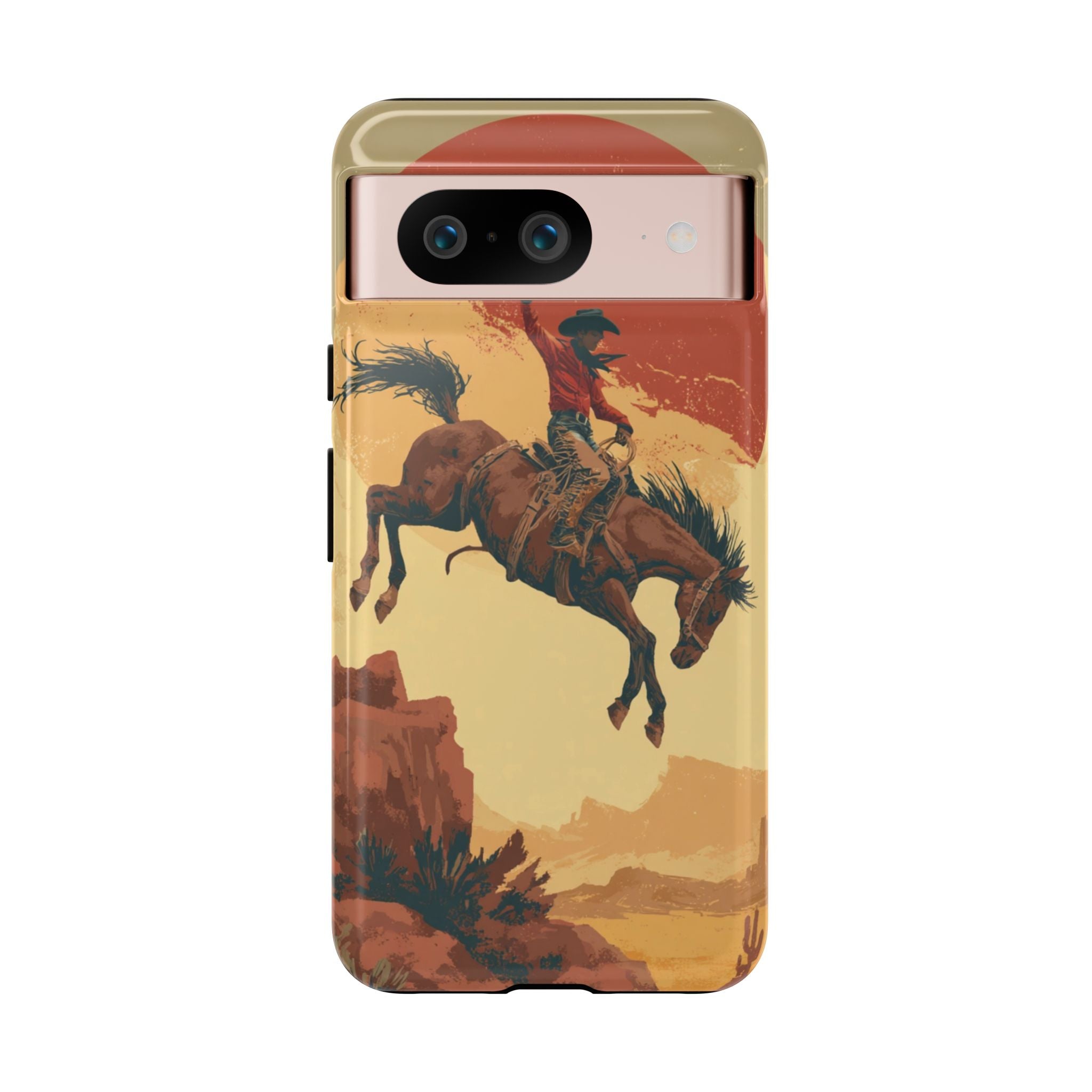 Cowboy Phone Case - Wild West Style, Tough Protection for Outdoor Lovers