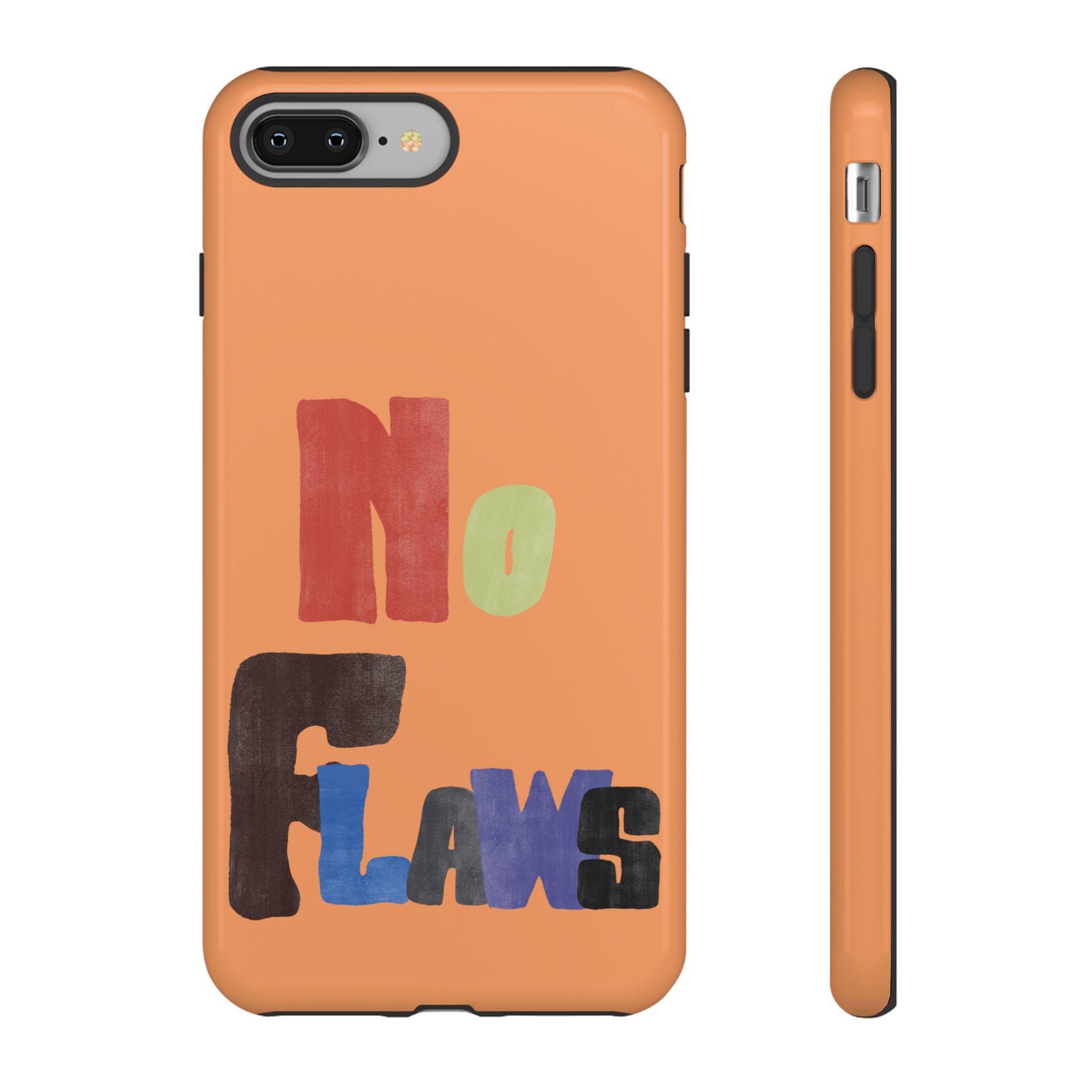 "No Flaws" Retro Hand-Lettered Protective Cover