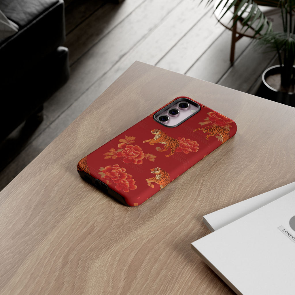 Bold Tiger Phone Case, Wild Animal Lover Gift, Stylish Phone Cover