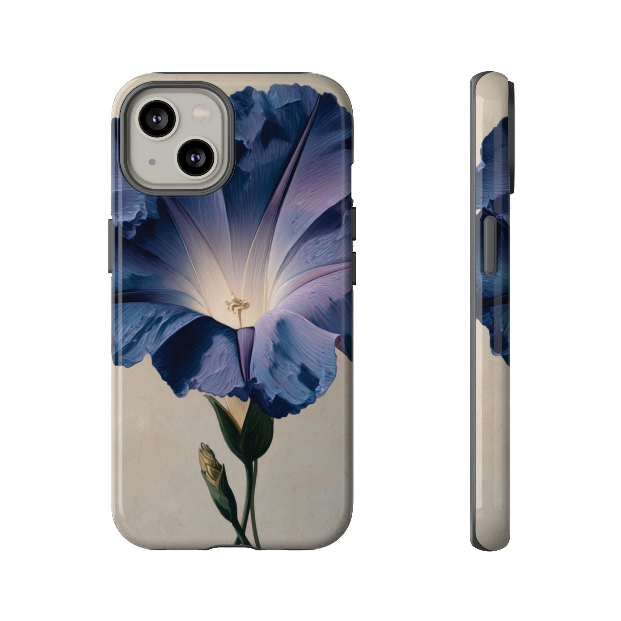 Floral Phone Case, Tough Cases with Purple Flower Design, Phone Accessories