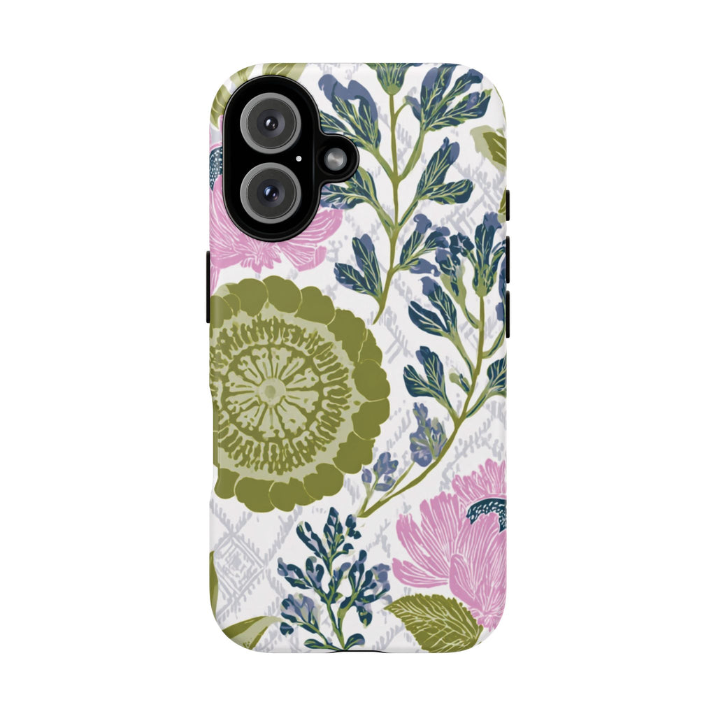 Floral Phone Case, Tough Cases with Elegant Design, Stylish Phone Accessories