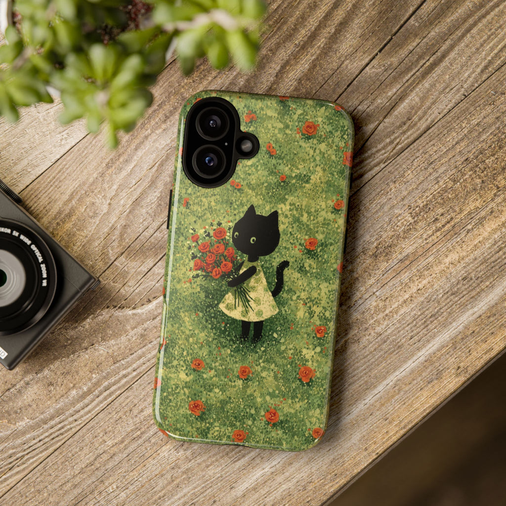 Cute Cat Tough Cases for Cat Lovers, Gifts for Her, Pet Owner Accessories