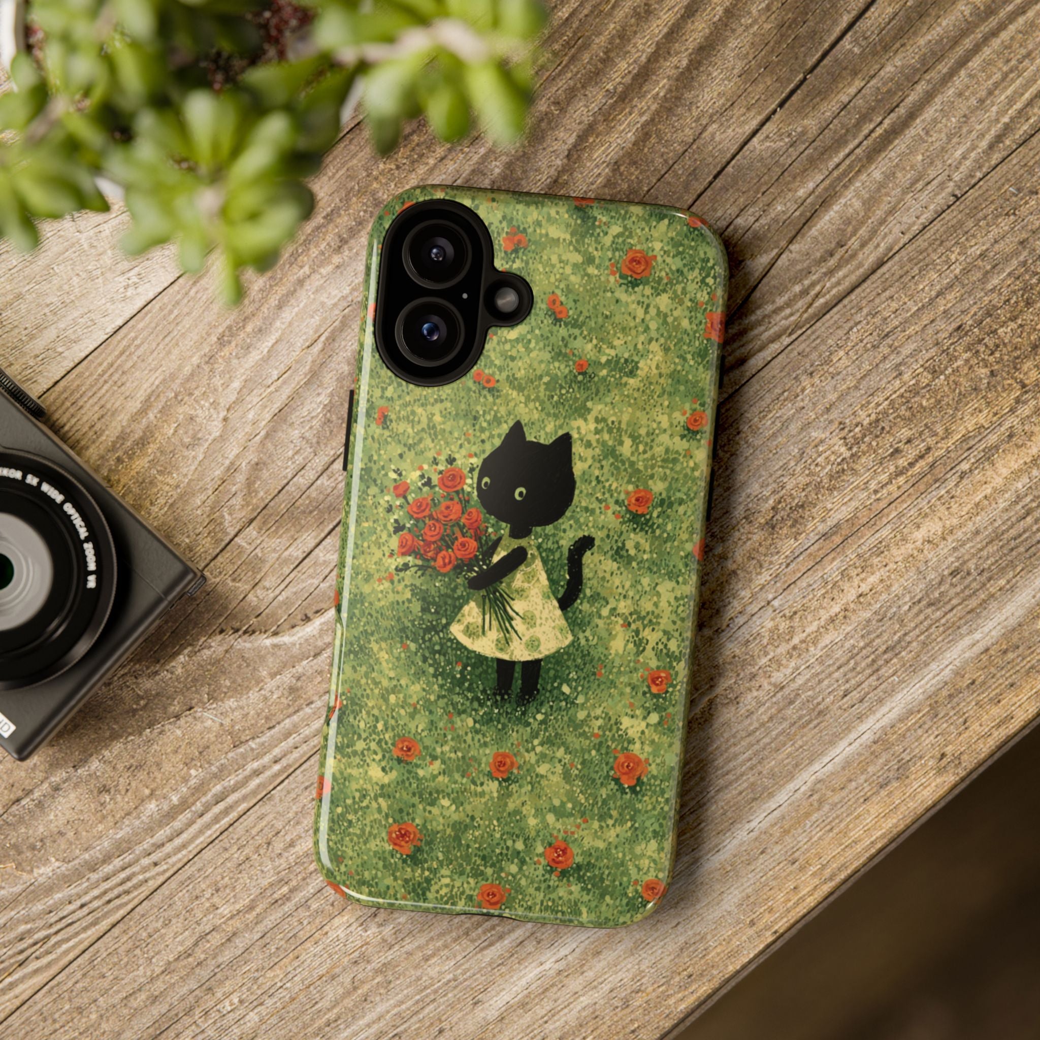 Cute Cat Tough Cases for Cat Lovers, Gifts for Her, Pet Owner Accessories