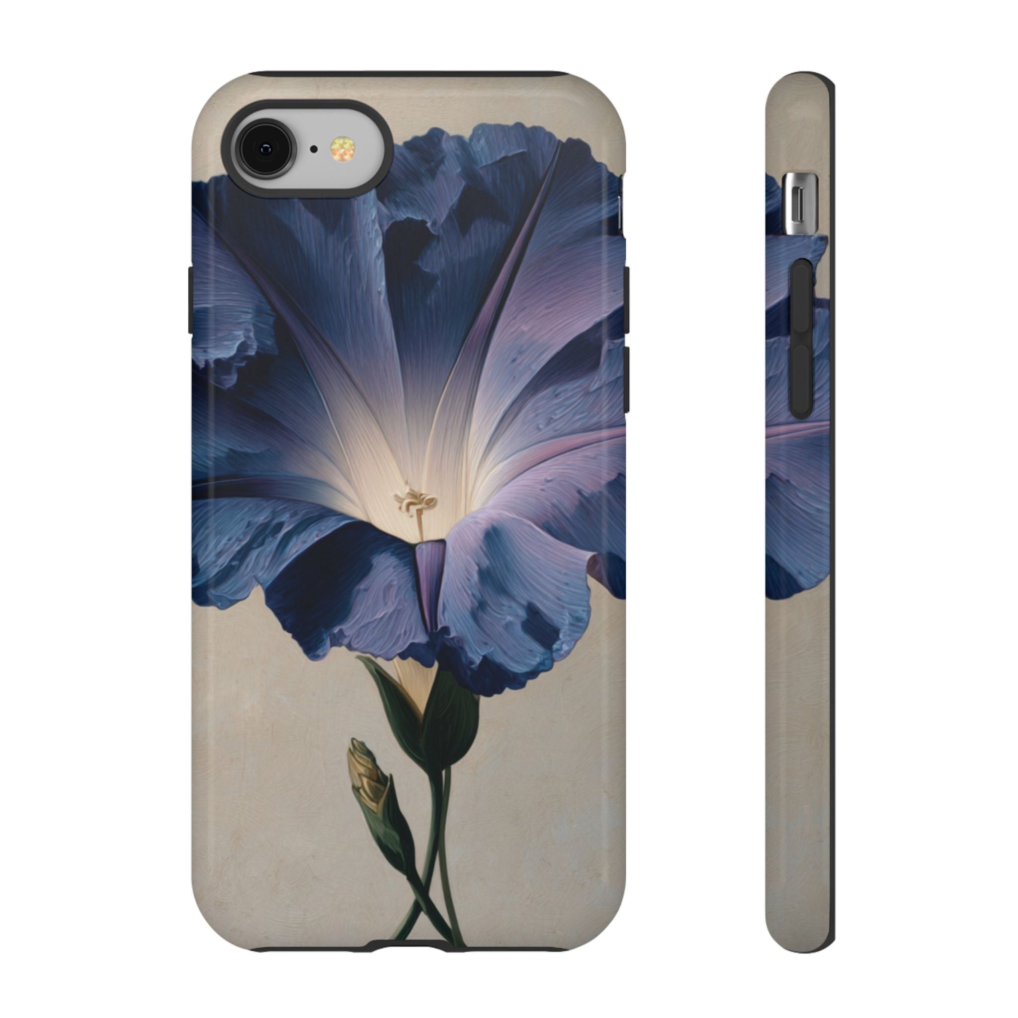 Floral Phone Case, Tough Cases with Purple Flower Design, Phone Accessories
