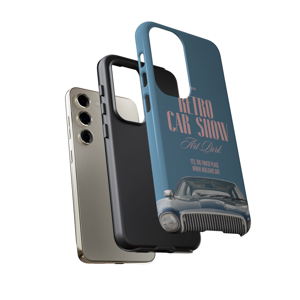 Retro Car Show Phone Case — Vintage Classic Auto Design