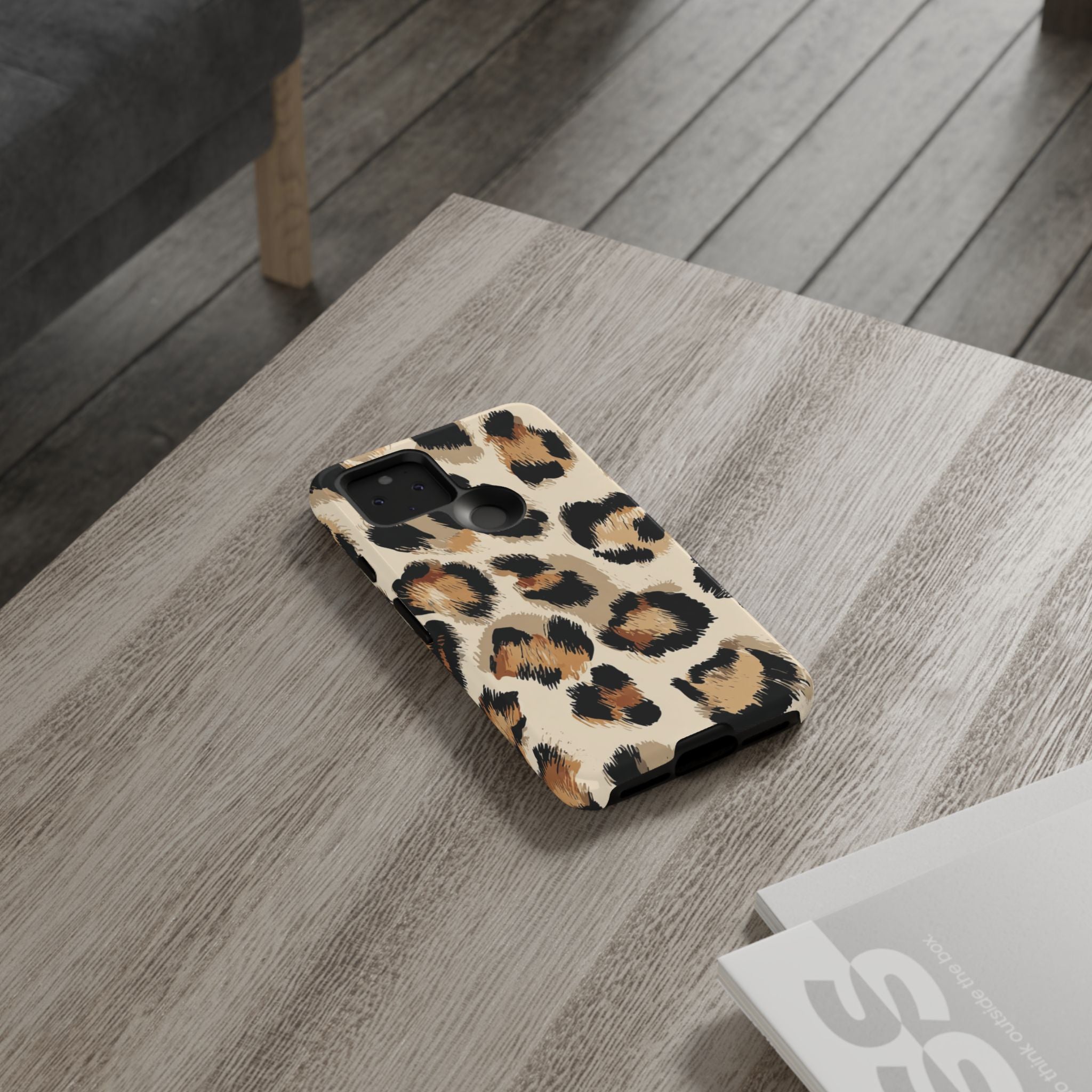 Stylish Leopard Print Phone Case, Animal Print, Tough Case, Gift for Her