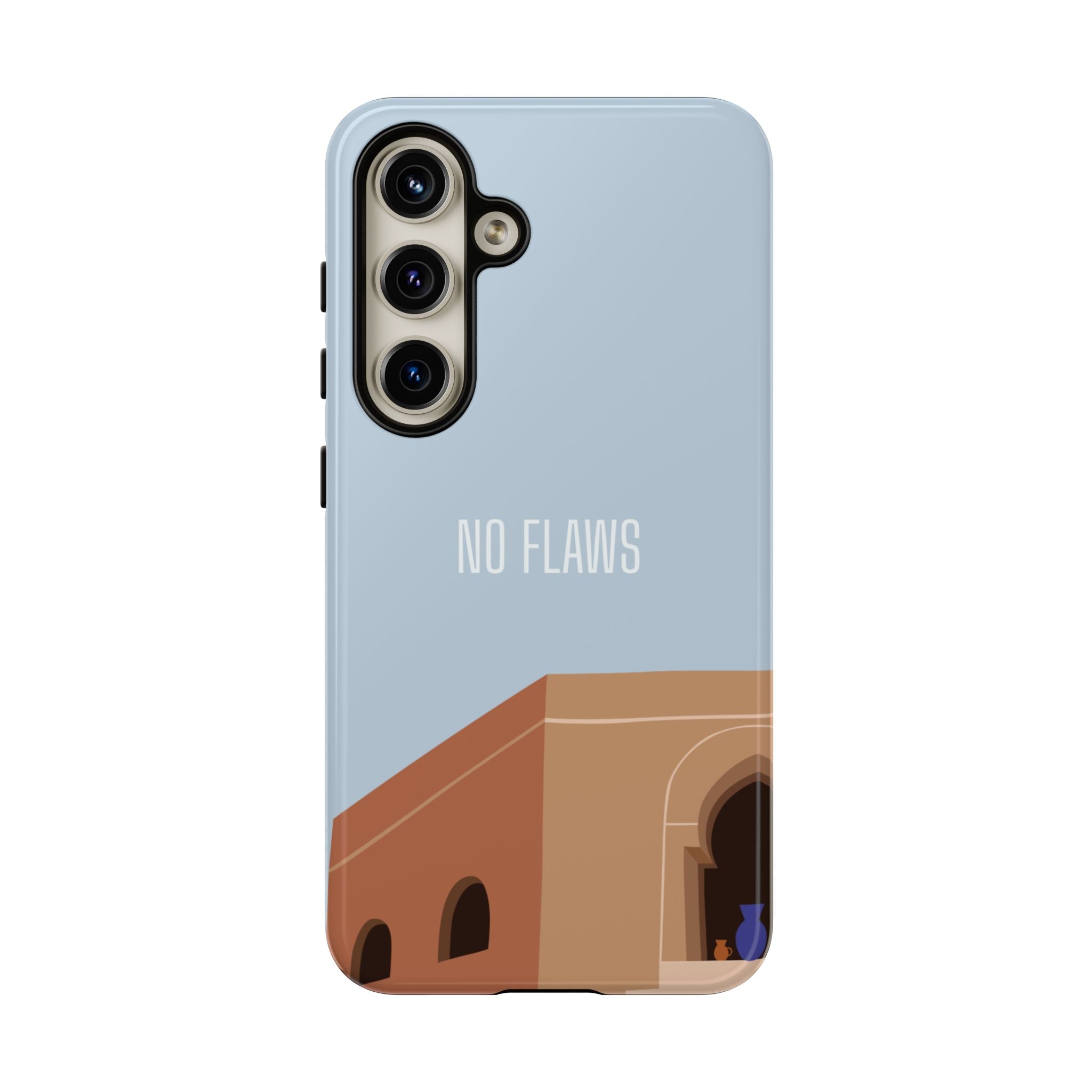 Minimal Desert Illustration “No Flaws” Protective Tough Case