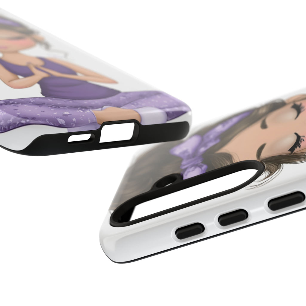 Yoga Phone Case for Mindfulness Gift for Yogis, Meditation Accessory, Zen Vibe