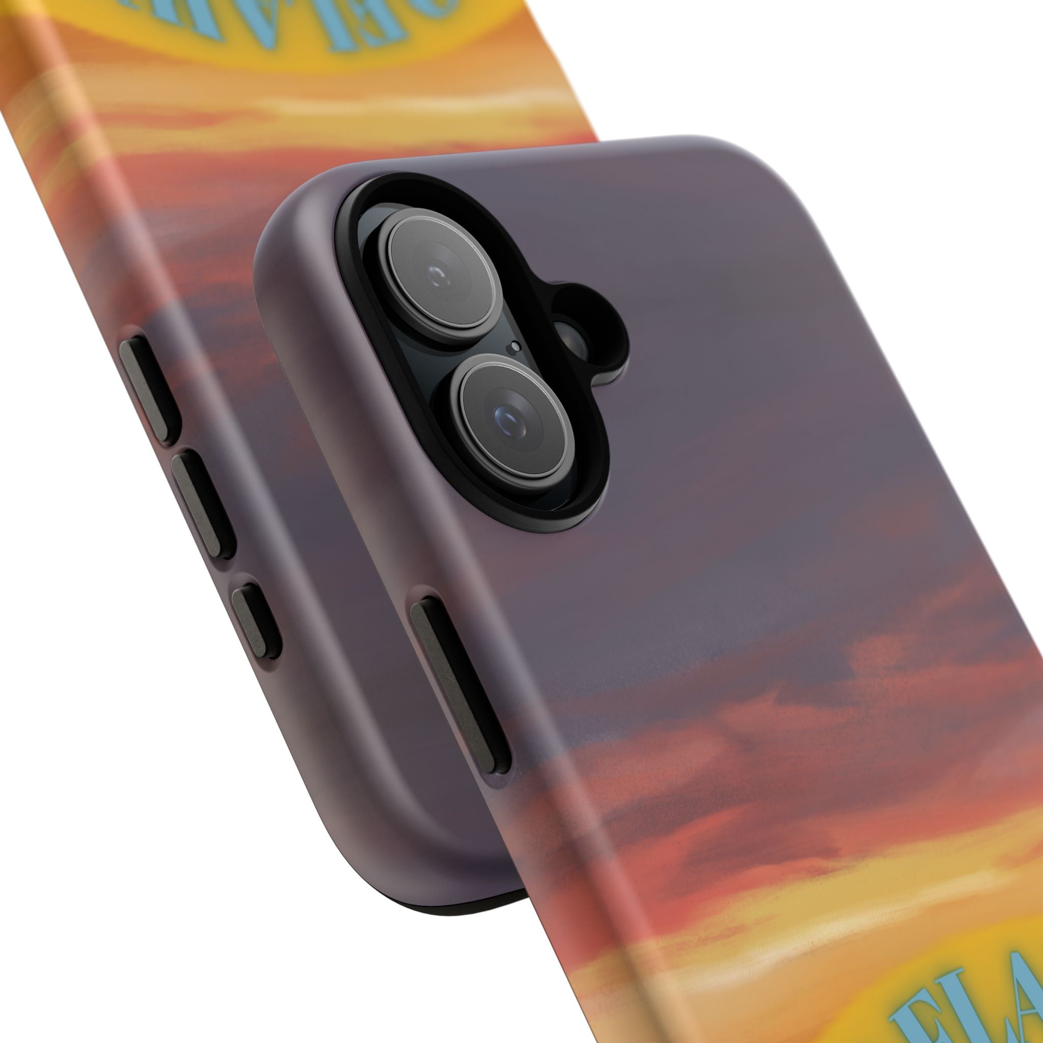 Sunset 'No Flaws' Tough Phone Case — Tropical Beach Protective Cover