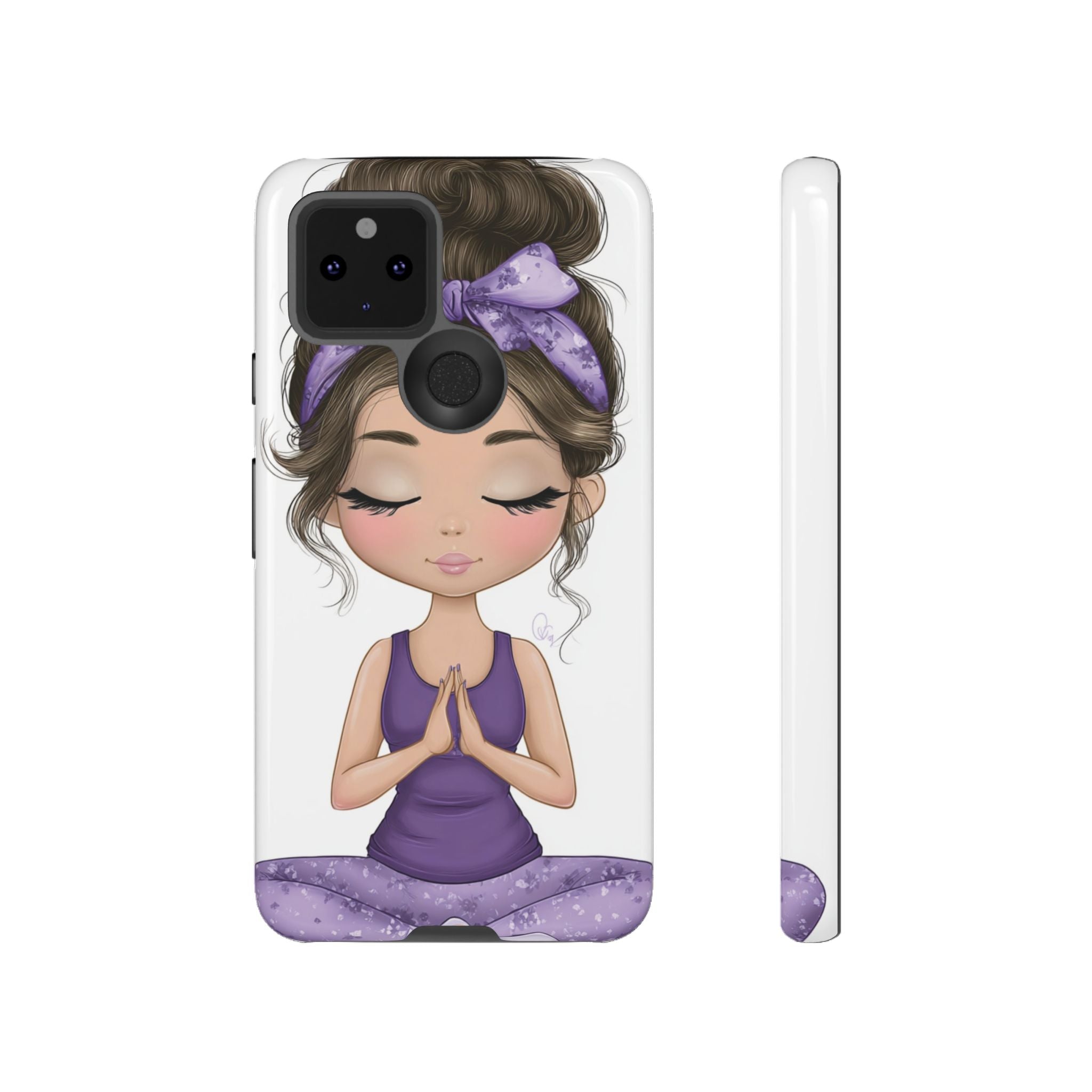 Yoga Phone Case for Mindfulness Gift for Yogis, Meditation Accessory, Zen Vibe