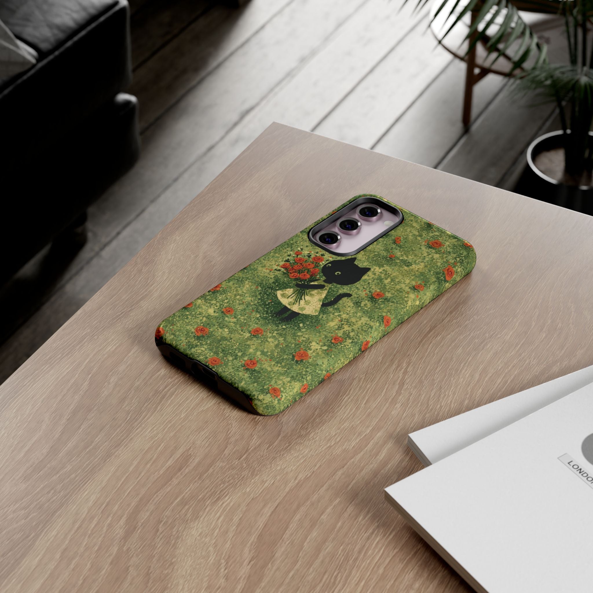Cute Cat Tough Cases for Cat Lovers, Gifts for Her, Pet Owner Accessories