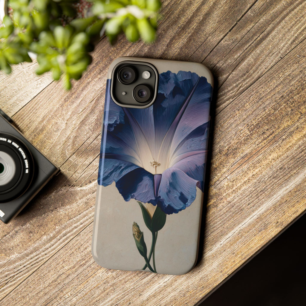 Floral Phone Case, Tough Cases with Purple Flower Design, Phone Accessories