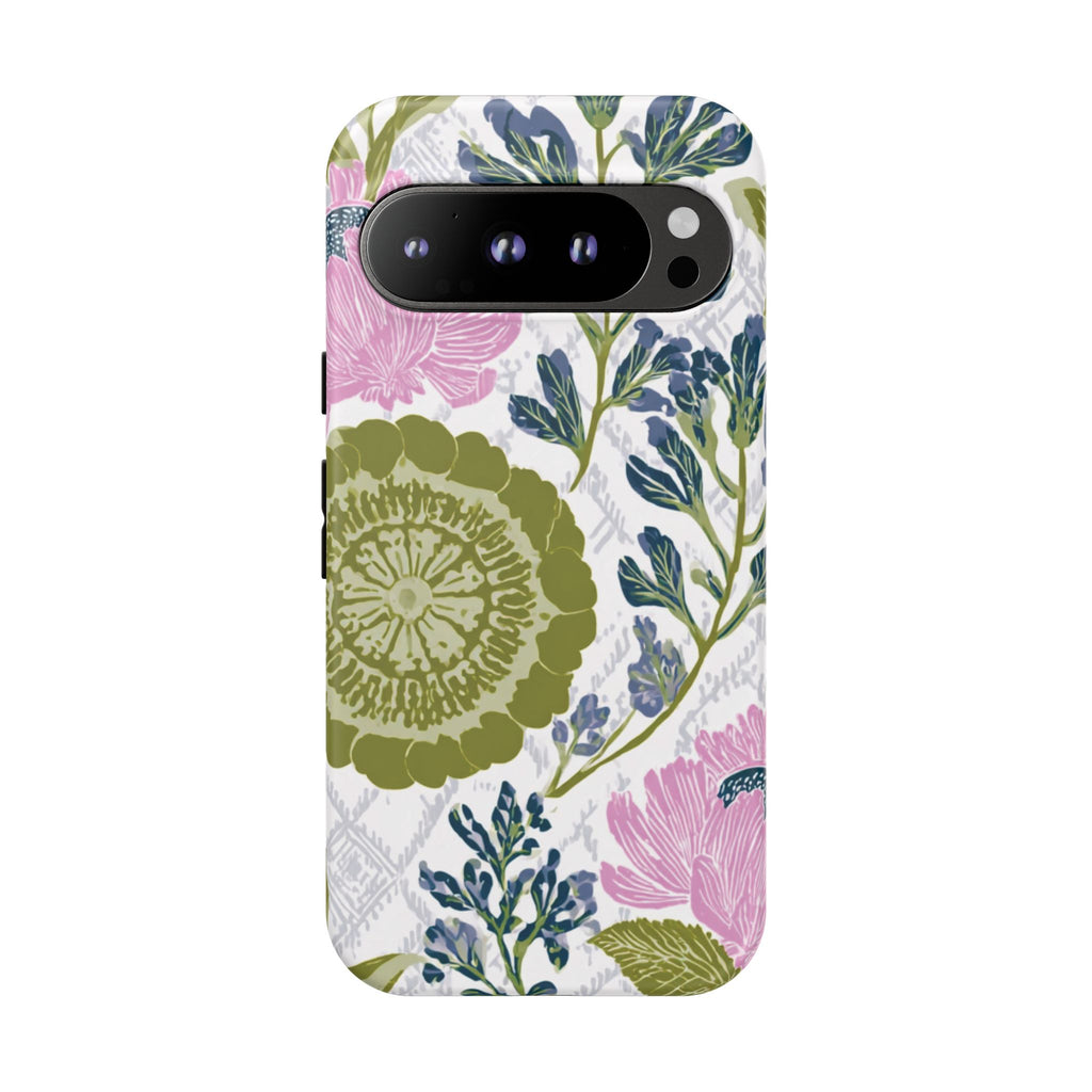 Floral Phone Case, Tough Cases with Elegant Design, Stylish Phone Accessories