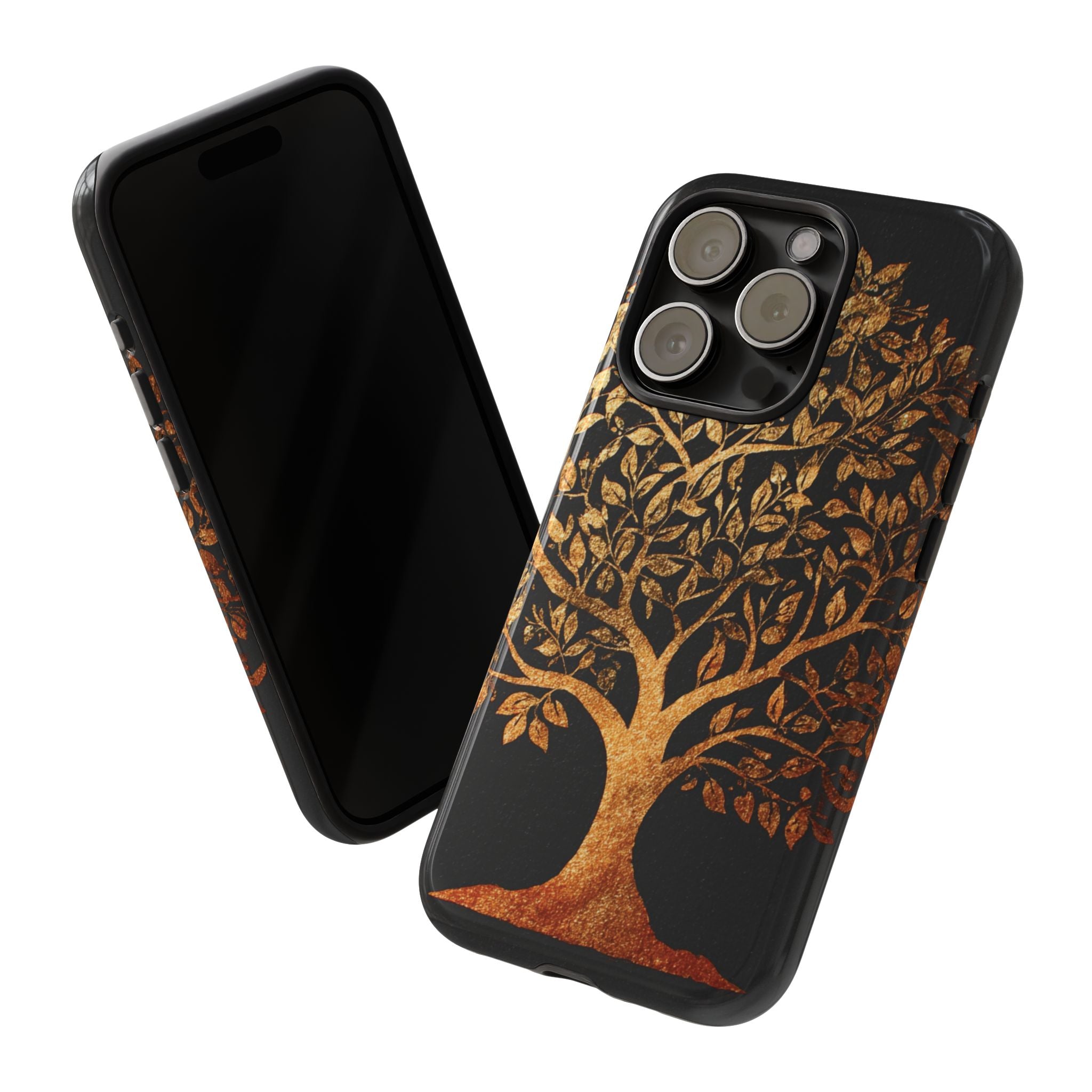 Golden Tree Phone Case, Tough Cases, Nature Lover Gift