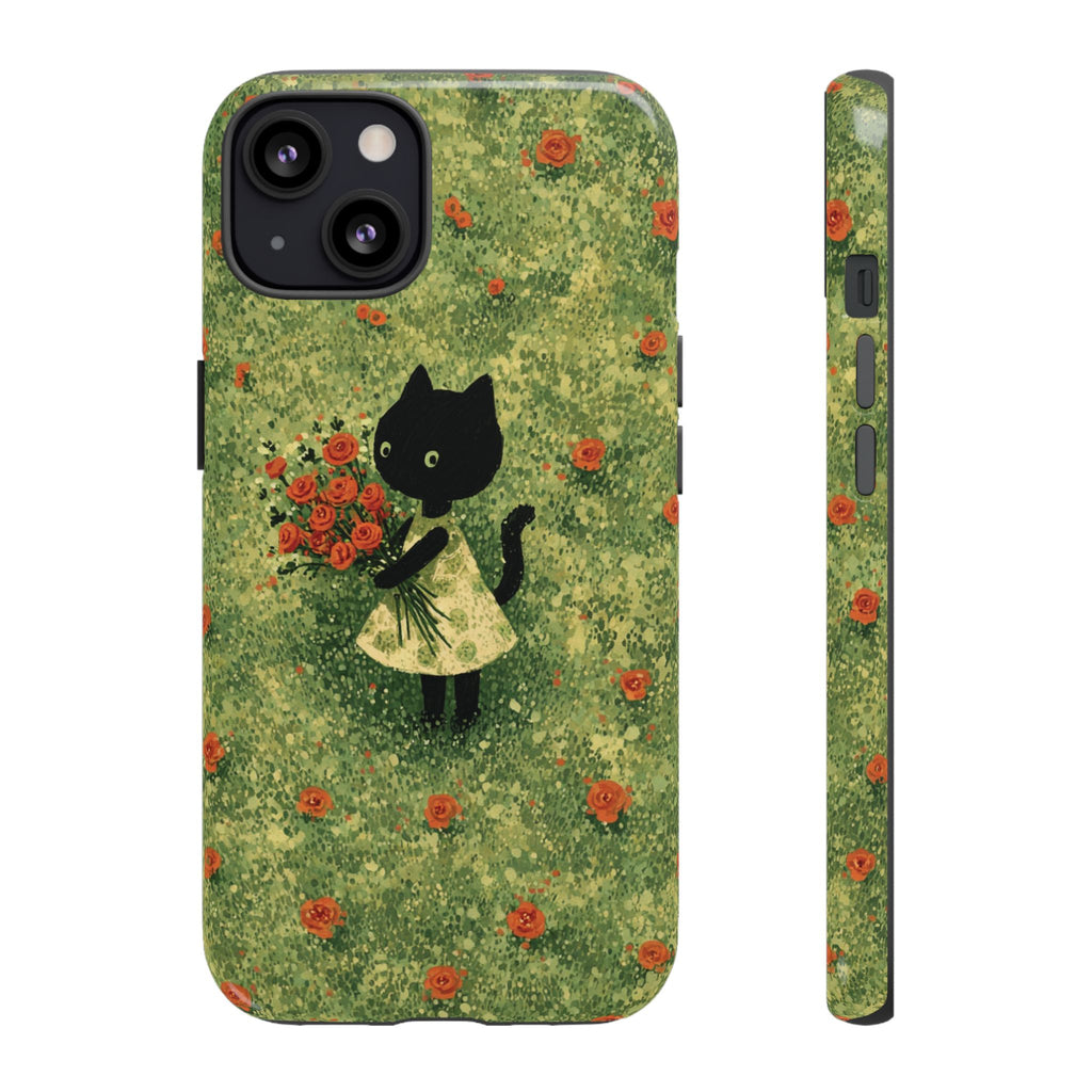 Cute Cat Tough Cases for Cat Lovers, Gifts for Her, Pet Owner Accessories