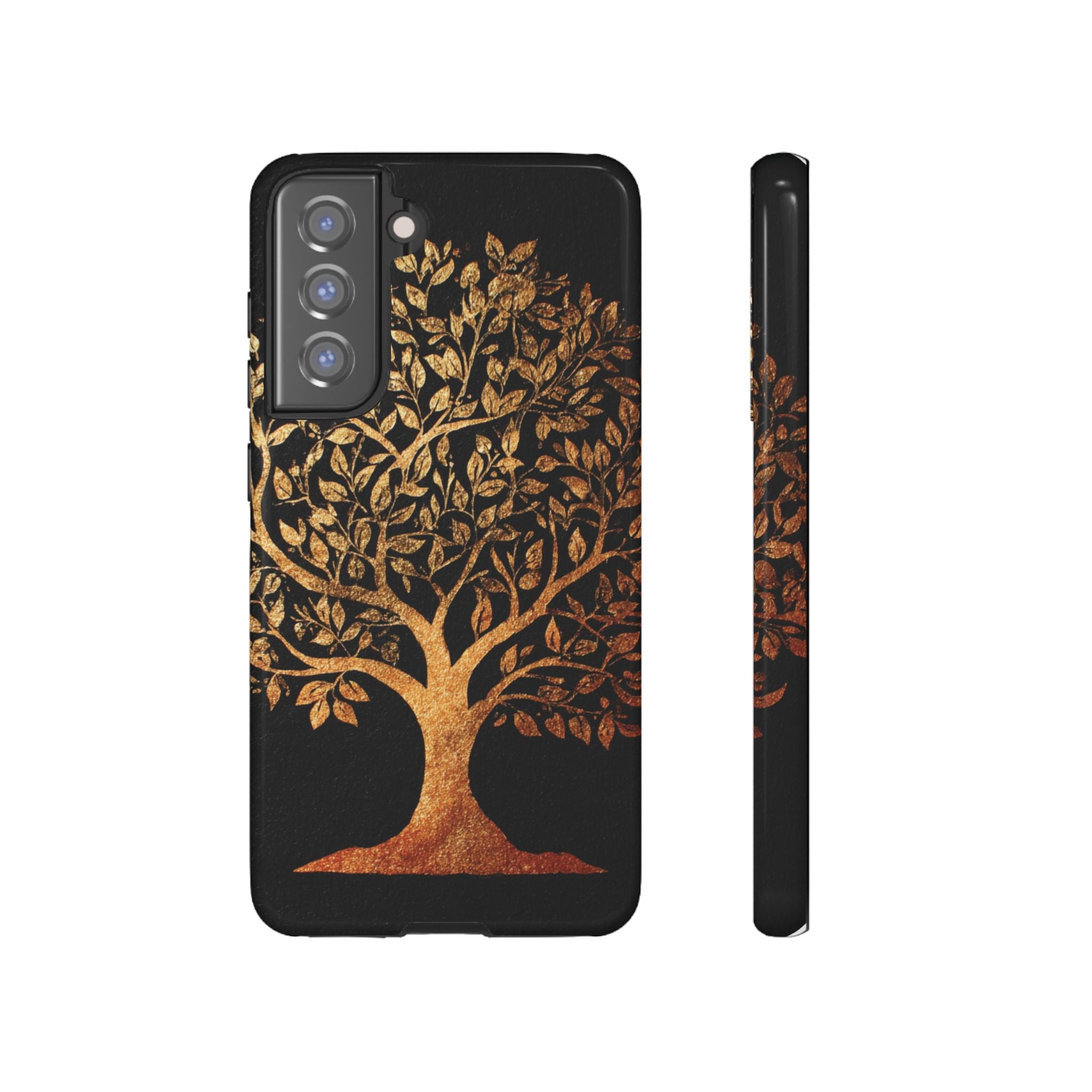 Golden Tree Phone Case, Tough Cases, Nature Lover Gift