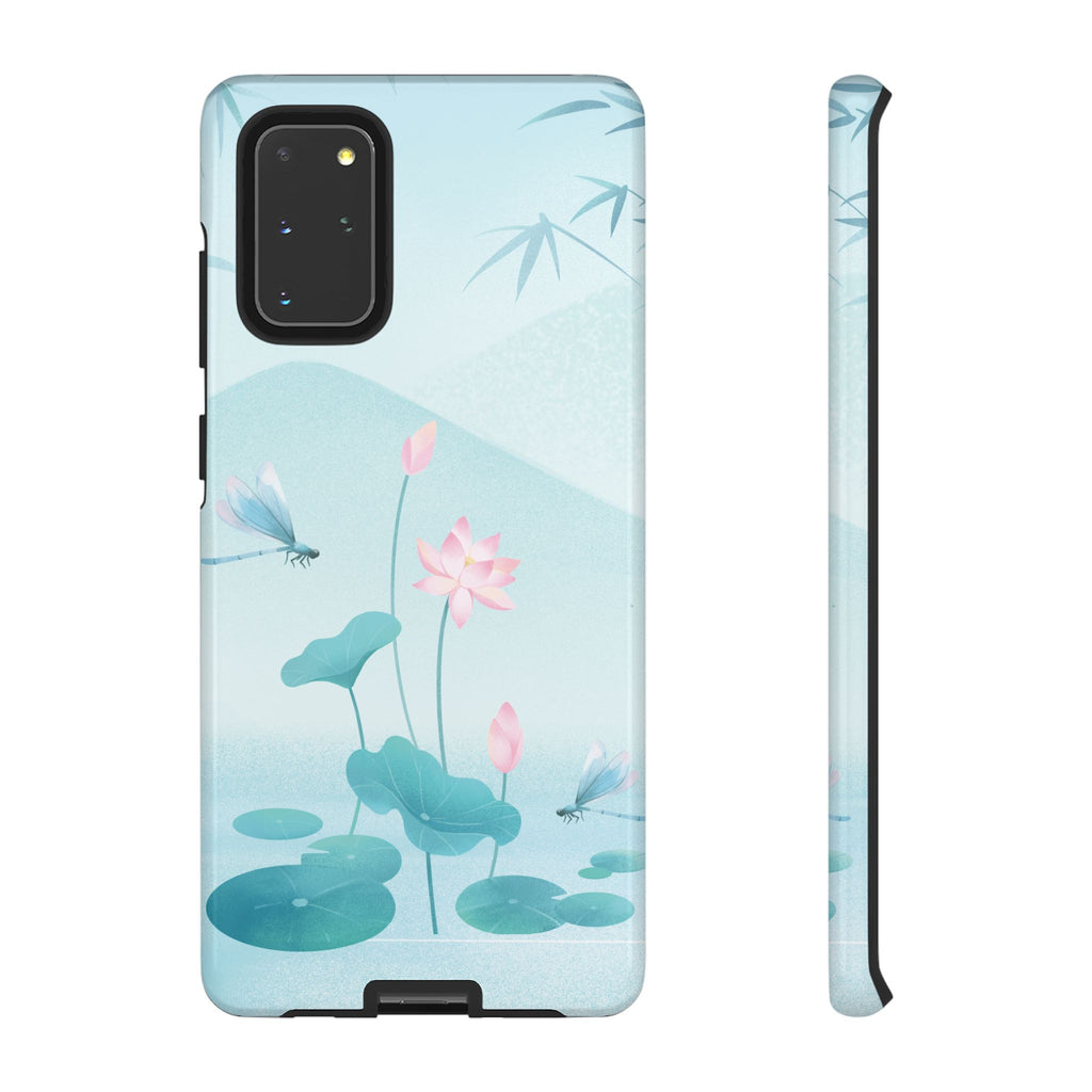 Lotus Pond Phone Case — Serene Floral iPhone Protective Cover