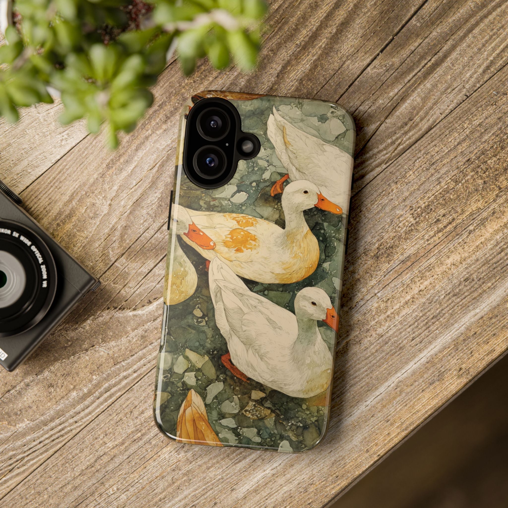Duck-Themed Phone Case, Quirky Phone Cover, Nature Lover Gift