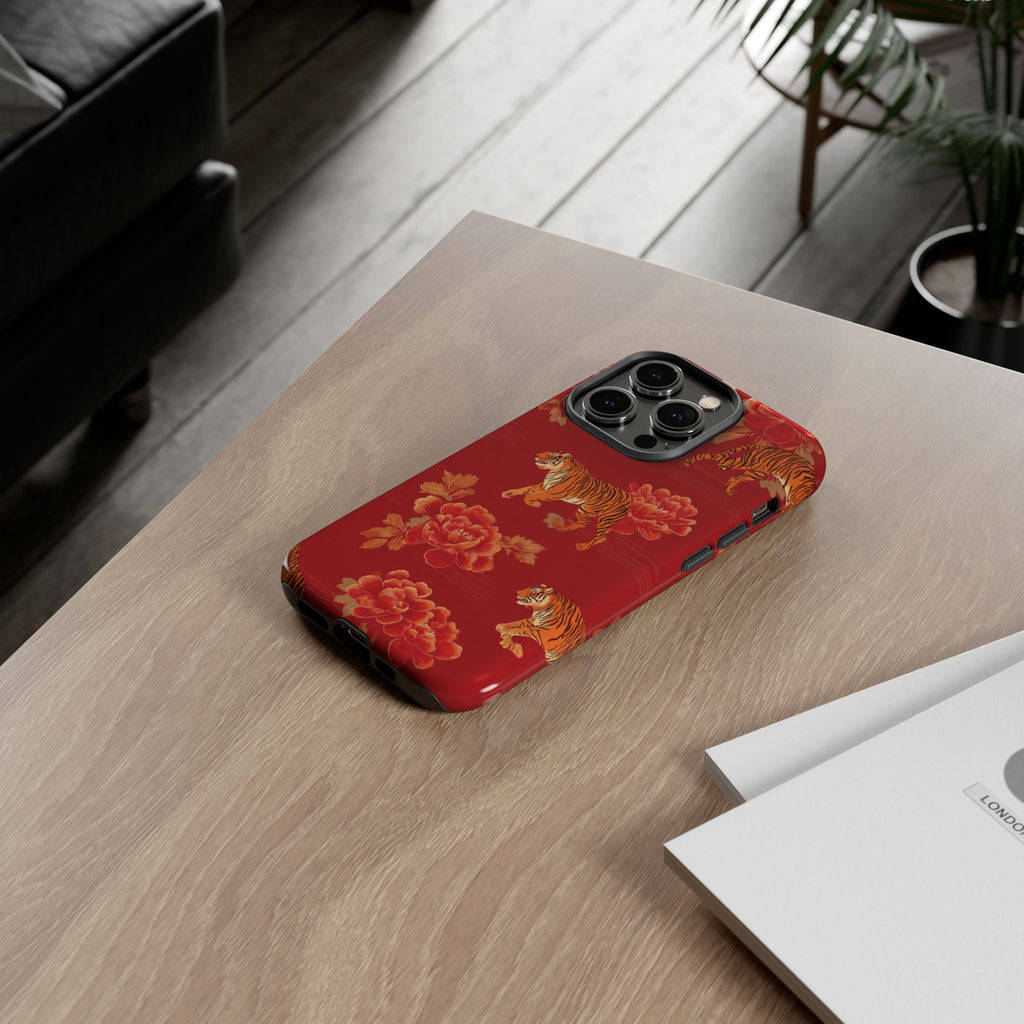 Bold Tiger Phone Case, Wild Animal Lover Gift, Stylish Phone Cover