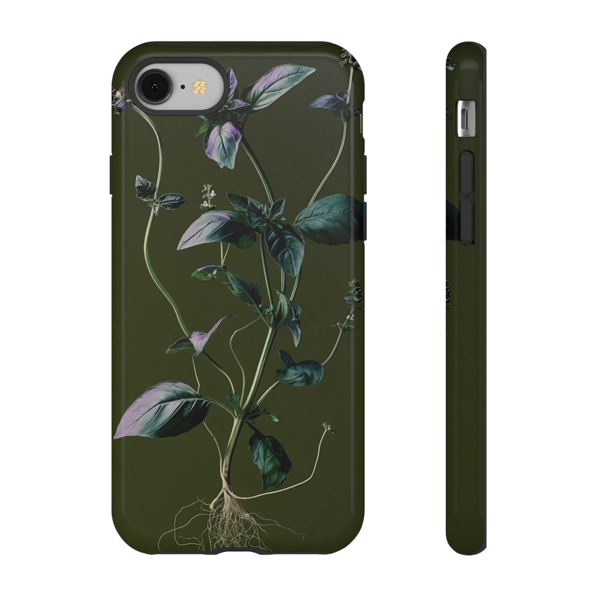 Green Botanical Phone Case, Floral Phone Cover, Nature Lover Gift
