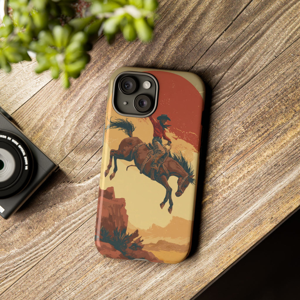 Cowboy Phone Case - Wild West Style, Tough Protection for Outdoor Lovers