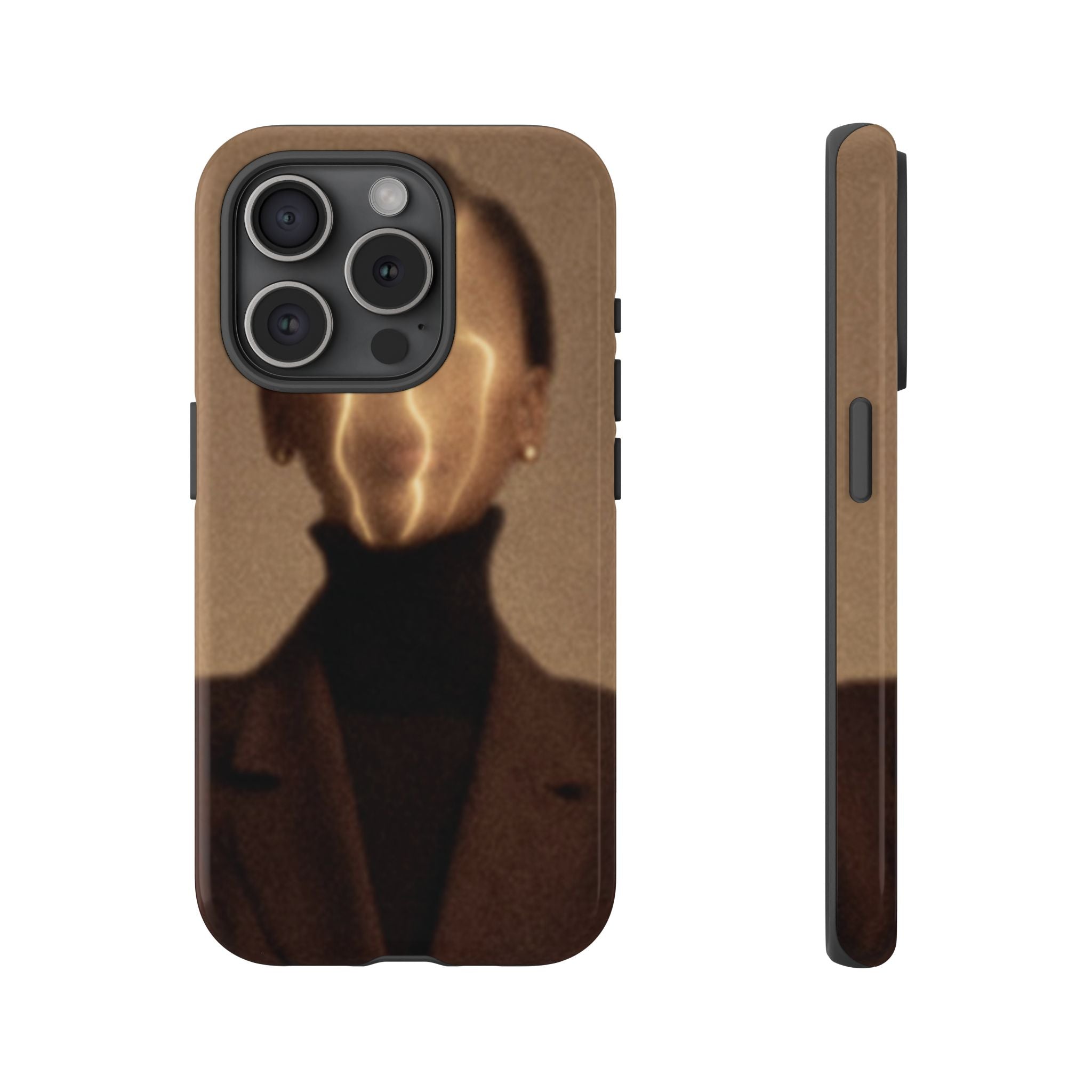 Stylish Phone Case with Artistic Design, Fashion Tech Accessory, Tough Cases