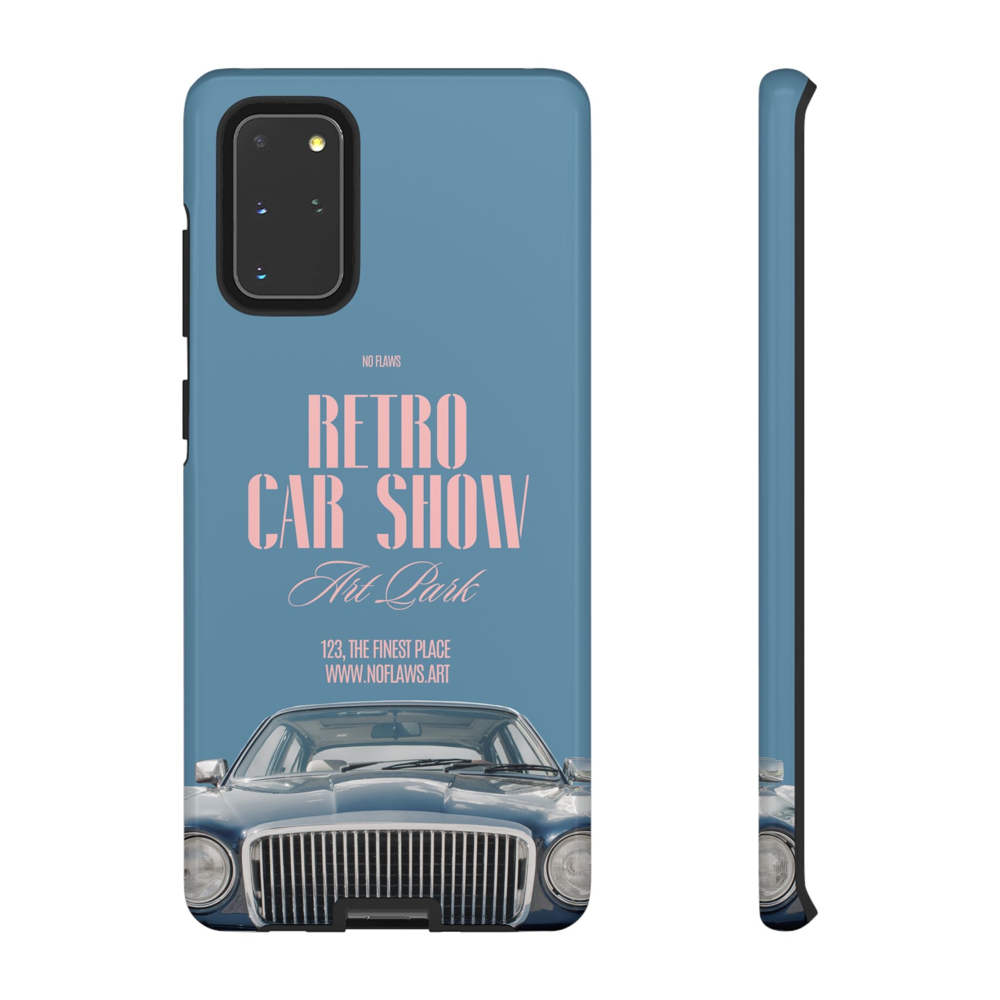 Retro Car Show Phone Case — Vintage Classic Auto Design