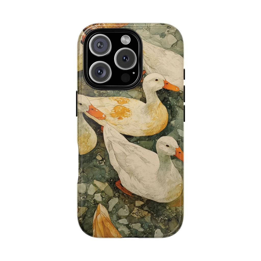 Duck-Themed Phone Case, Quirky Phone Cover, Nature Lover Gift