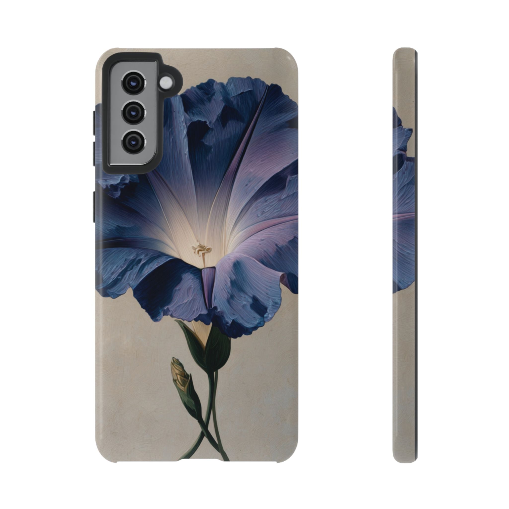 Floral Phone Case, Tough Cases with Purple Flower Design, Phone Accessories