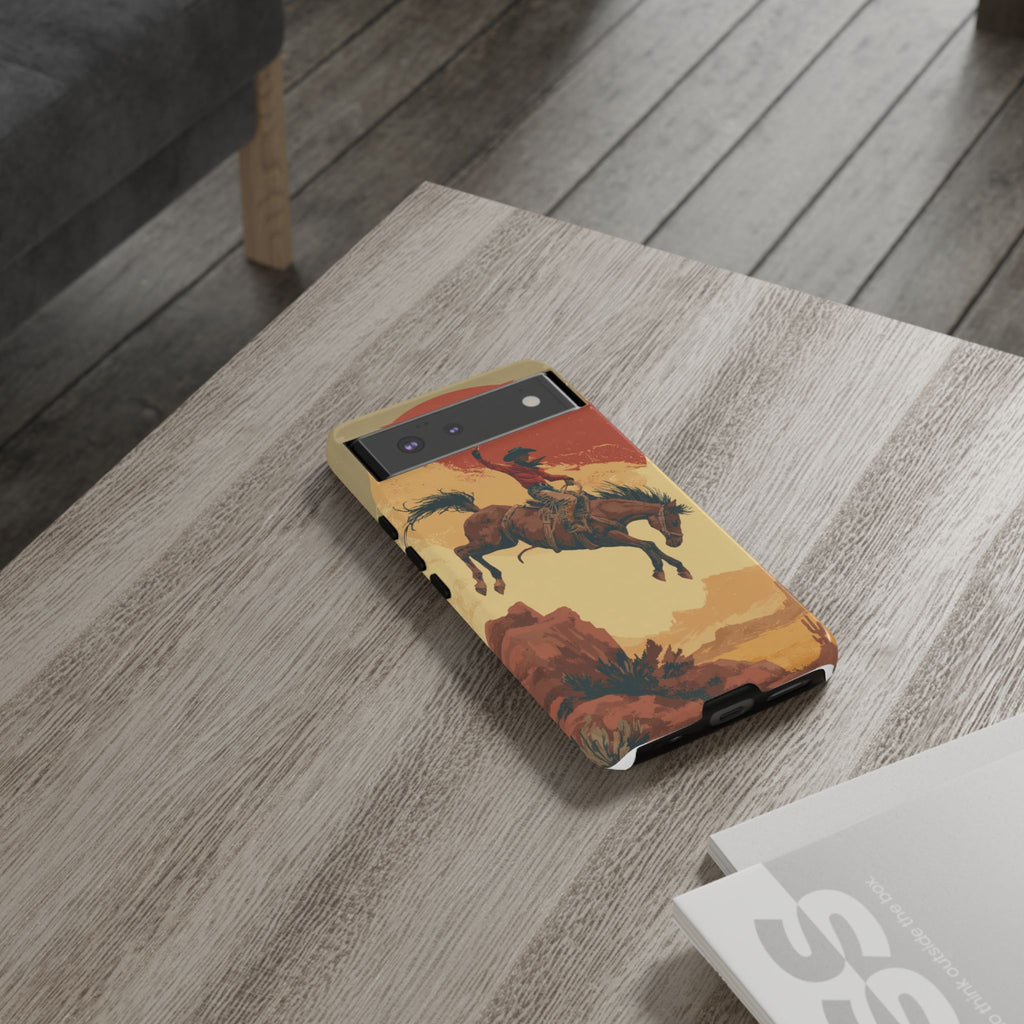 Cowboy Phone Case - Wild West Style, Tough Protection for Outdoor Lovers