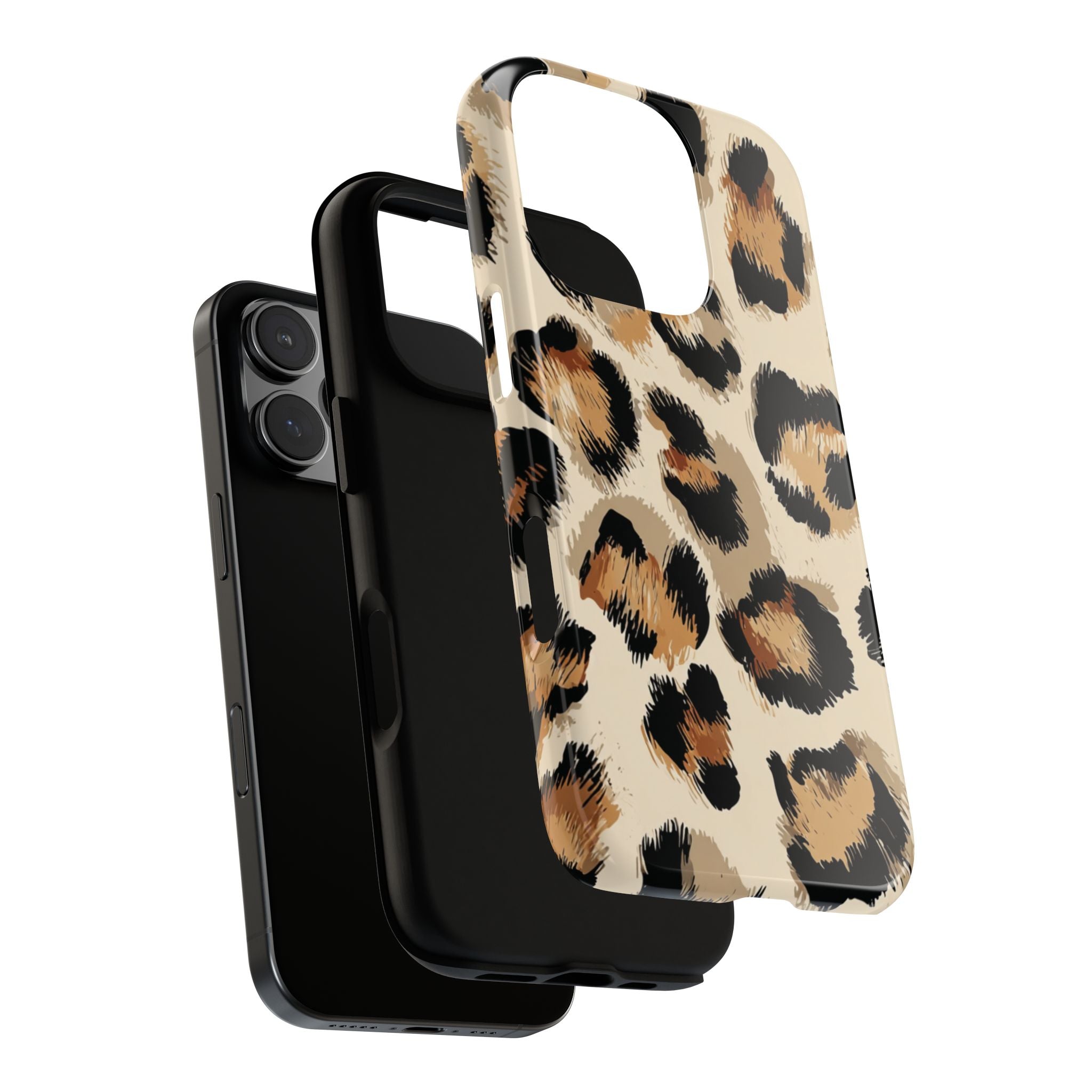 Stylish Leopard Print Phone Case, Animal Print, Tough Case, Gift for Her