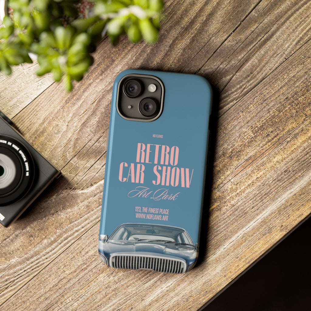 Retro Car Show Phone Case — Vintage Classic Auto Design