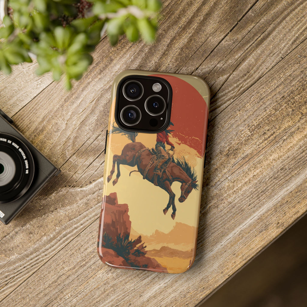 Cowboy Phone Case - Wild West Style, Tough Protection for Outdoor Lovers