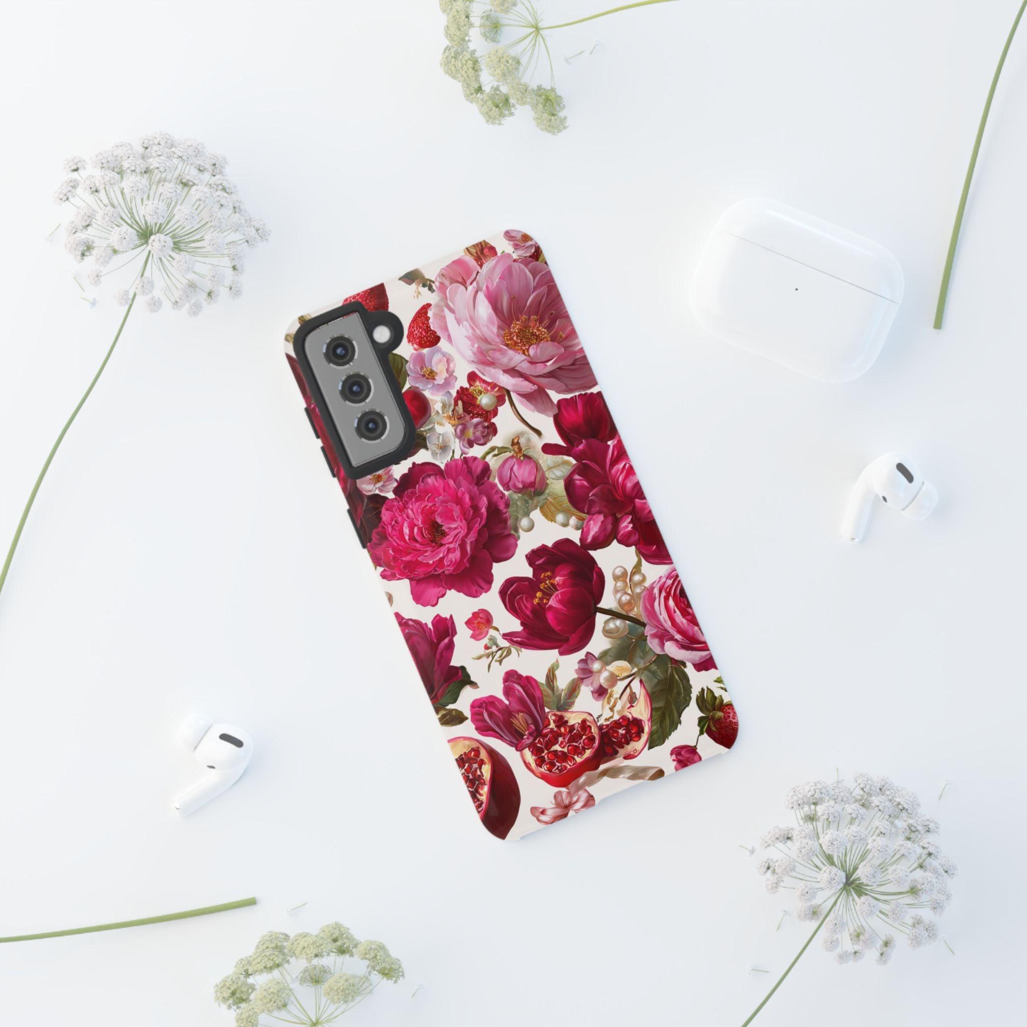 Floral Phone Case, Tough Floral Case, Flower Design