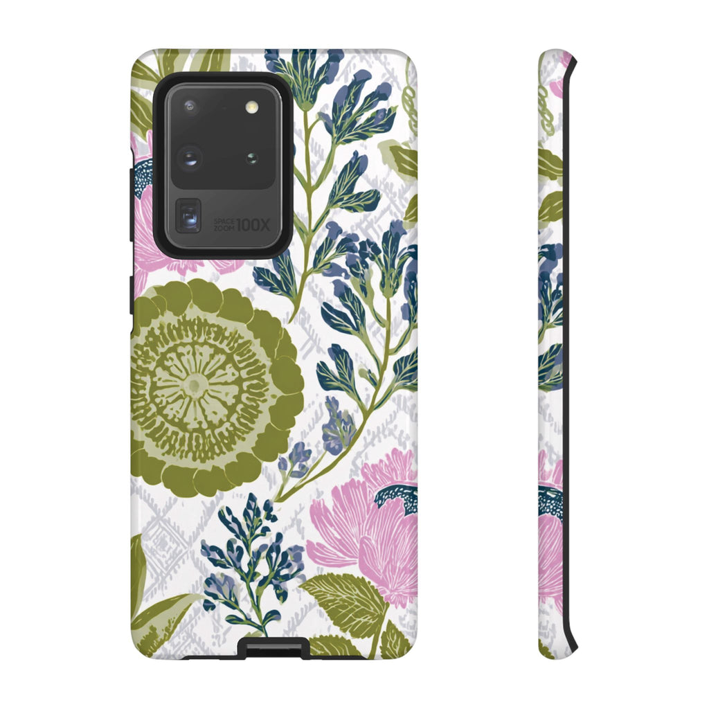 Floral Phone Case, Tough Cases with Elegant Design, Stylish Phone Accessories