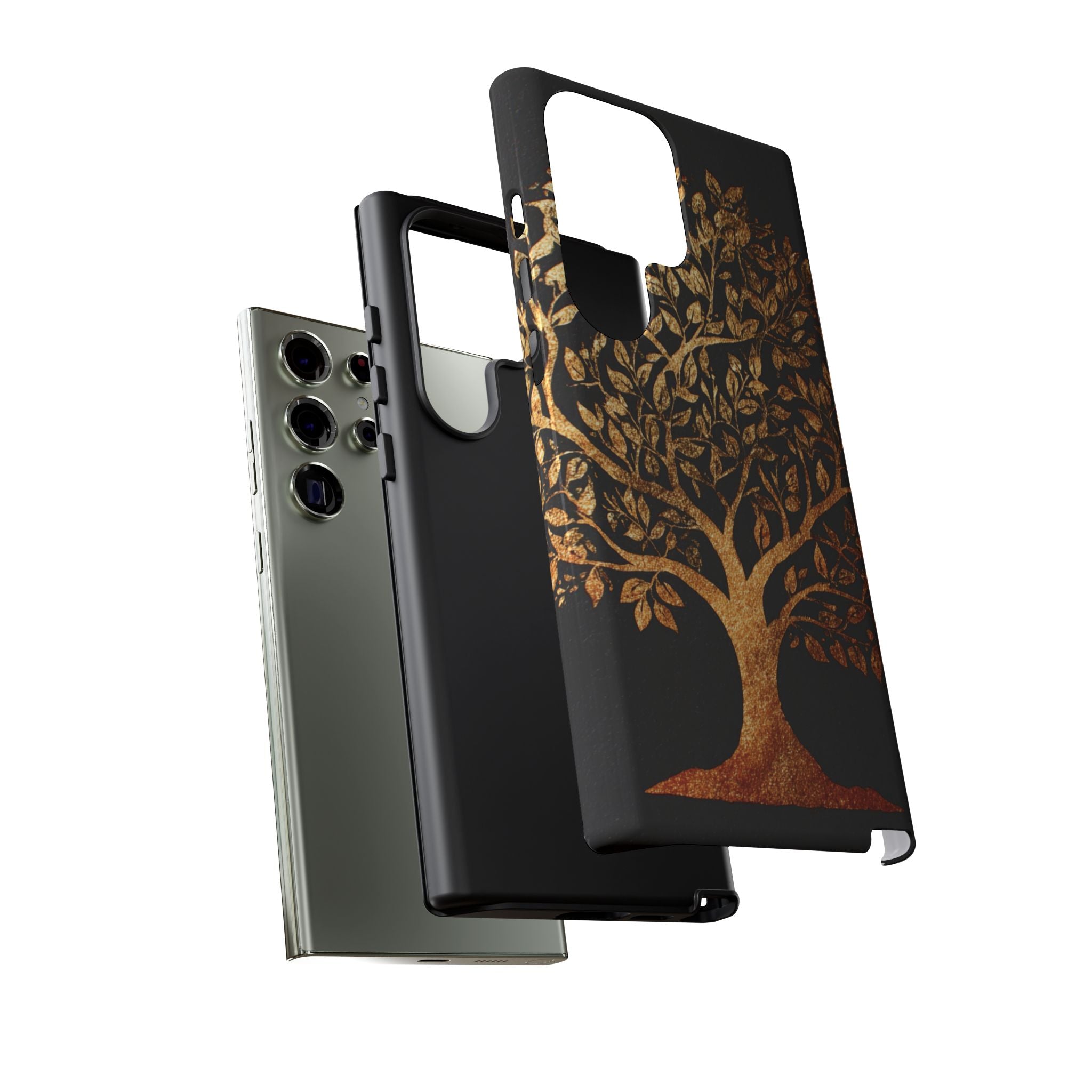 Golden Tree Phone Case, Tough Cases, Nature Lover Gift