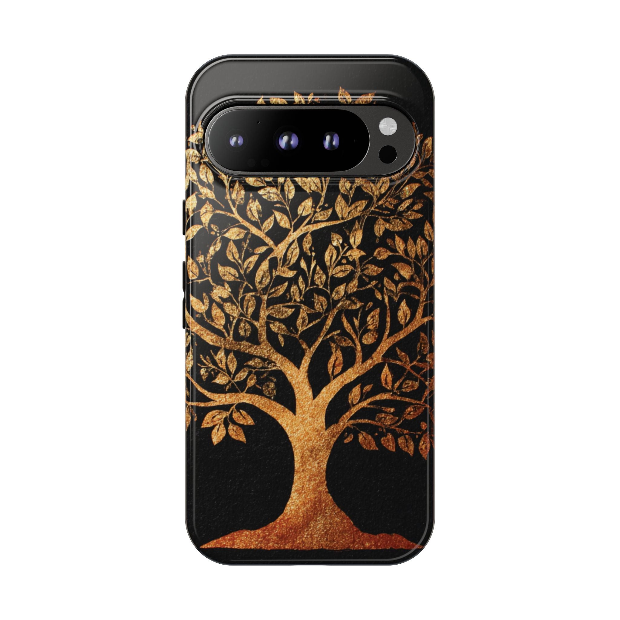 Golden Tree Phone Case, Tough Cases, Nature Lover Gift