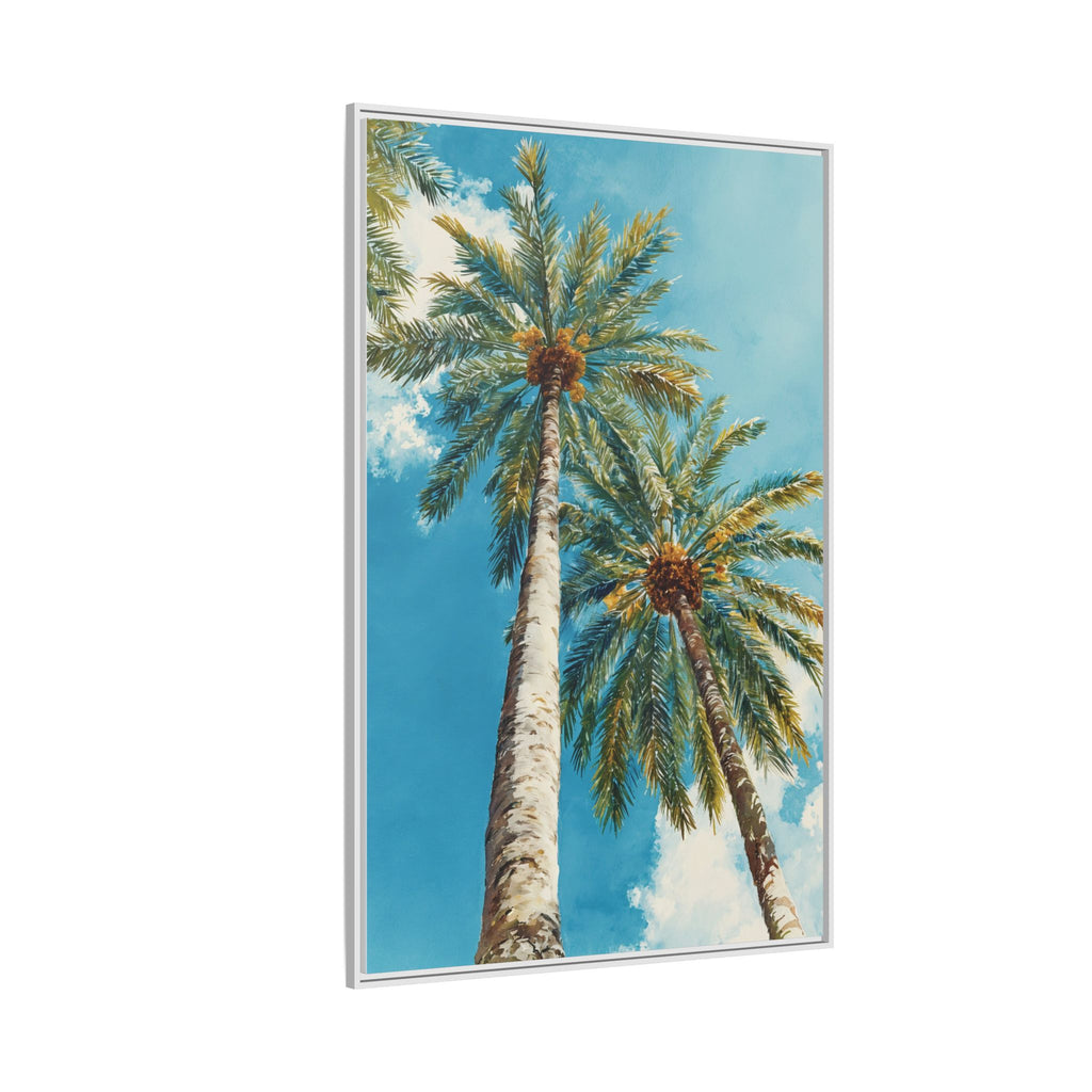 Palm Tree Sky Matte Canvas Print