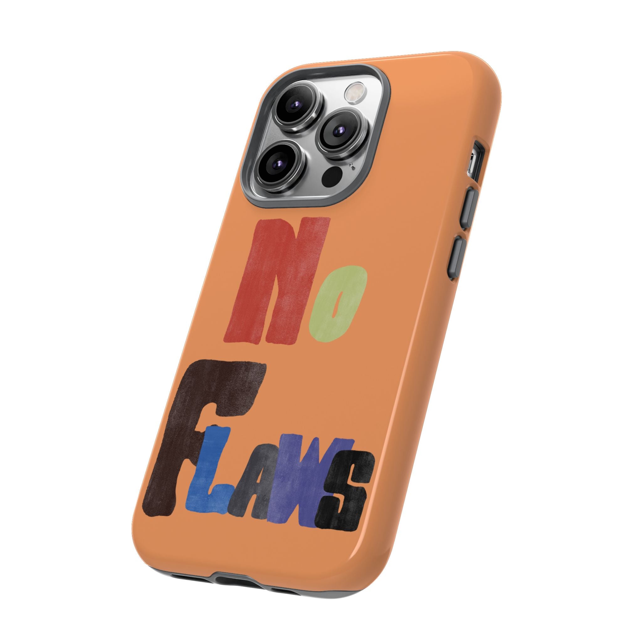 "No Flaws" Retro Hand-Lettered Protective Cover