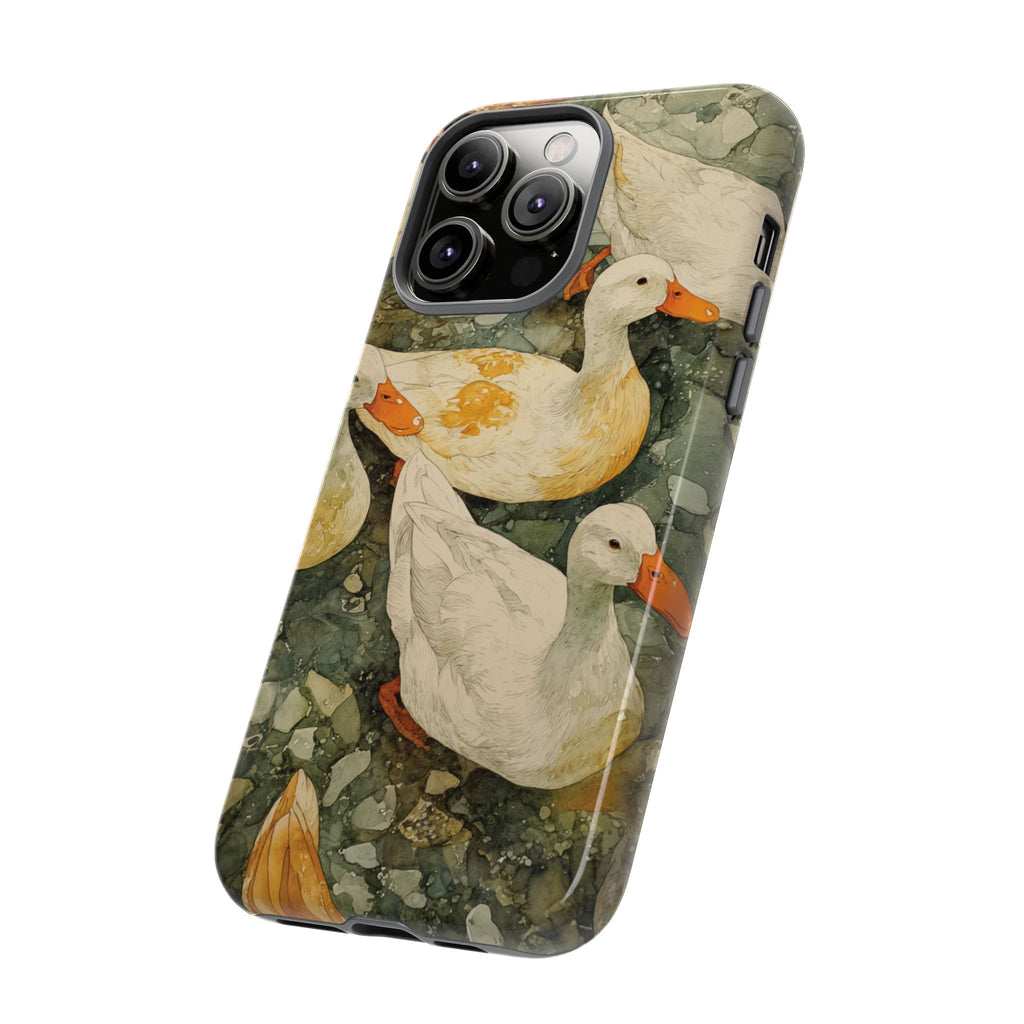 Duck-Themed Phone Case, Quirky Phone Cover, Nature Lover Gift