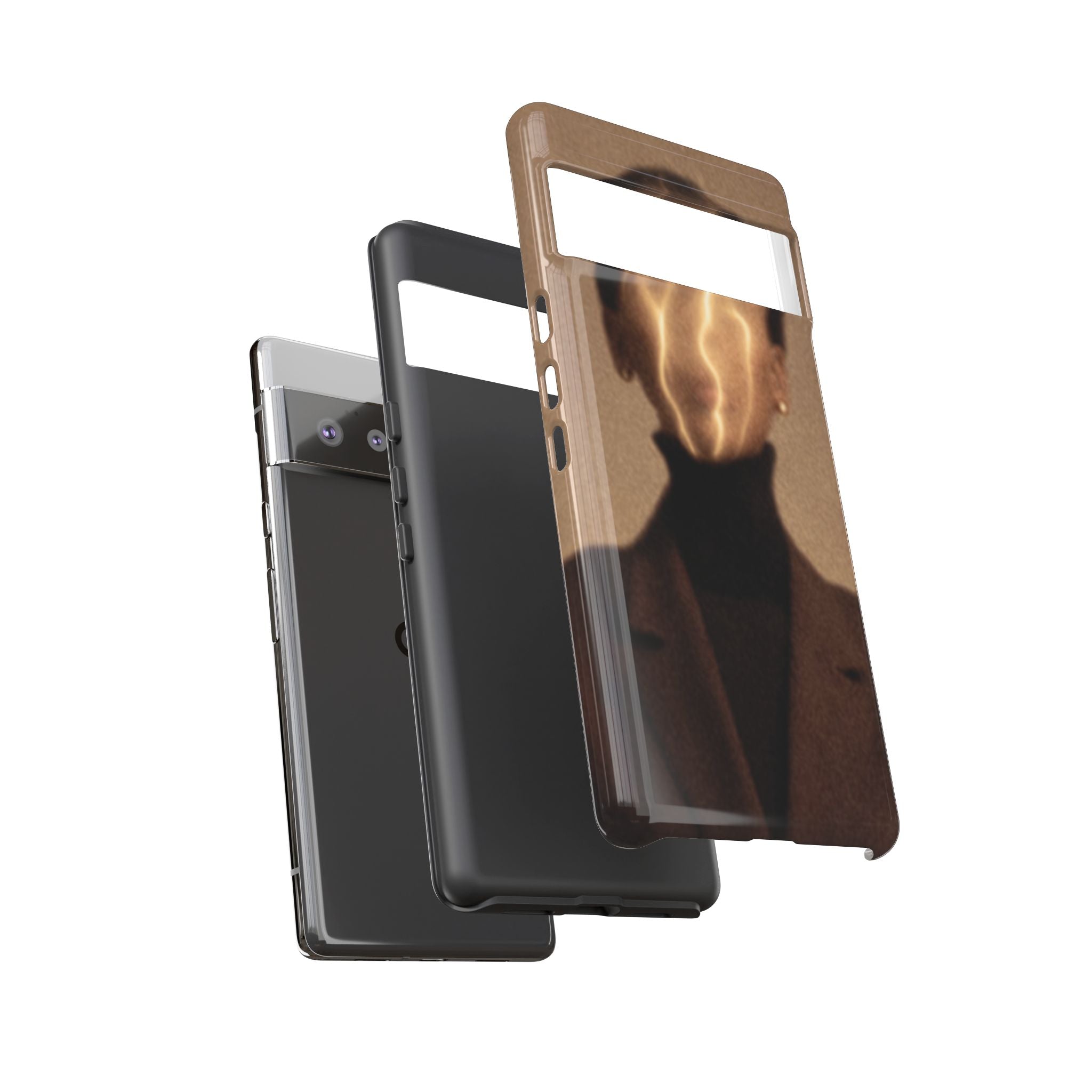 Stylish Phone Case with Artistic Design, Fashion Tech Accessory, Tough Cases