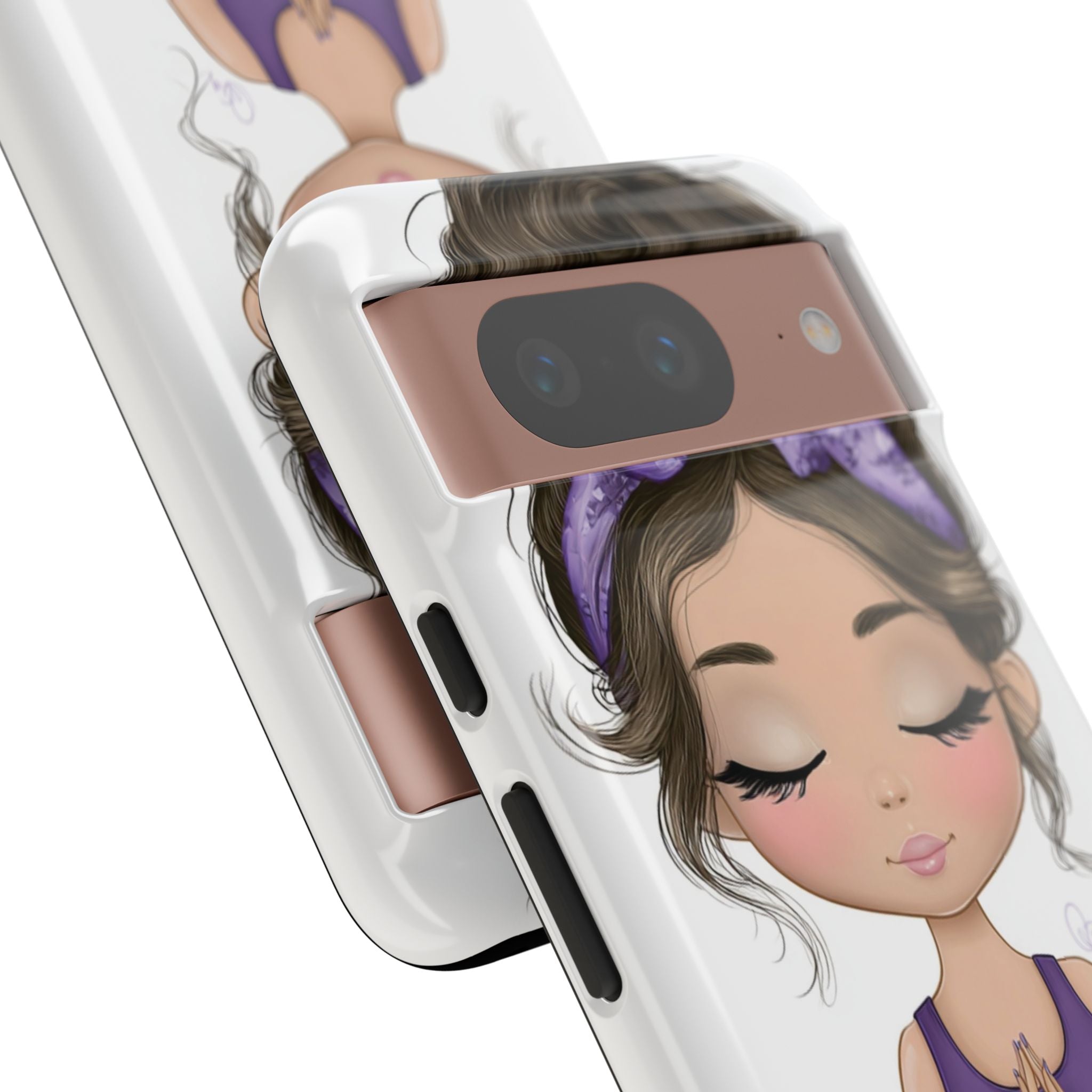 Yoga Phone Case for Mindfulness Gift for Yogis, Meditation Accessory, Zen Vibe