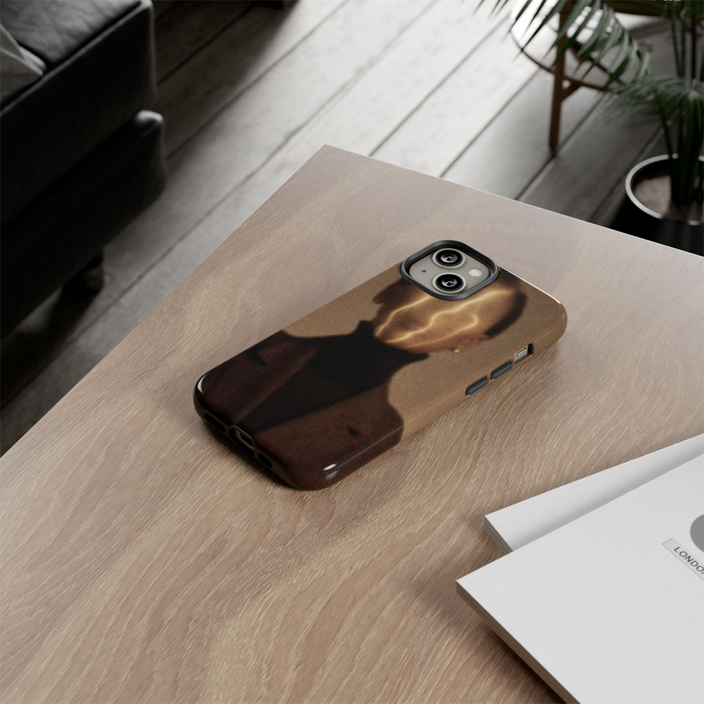 Stylish Phone Case with Artistic Design, Fashion Tech Accessory, Tough Cases