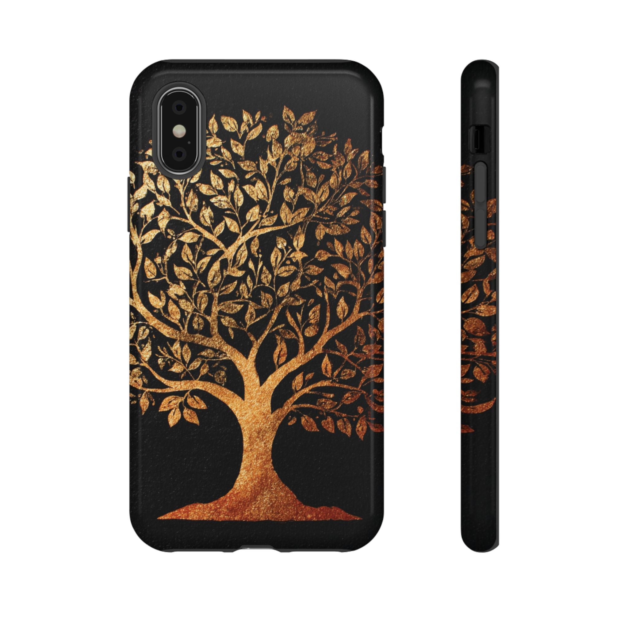 Golden Tree Phone Case, Tough Cases, Nature Lover Gift