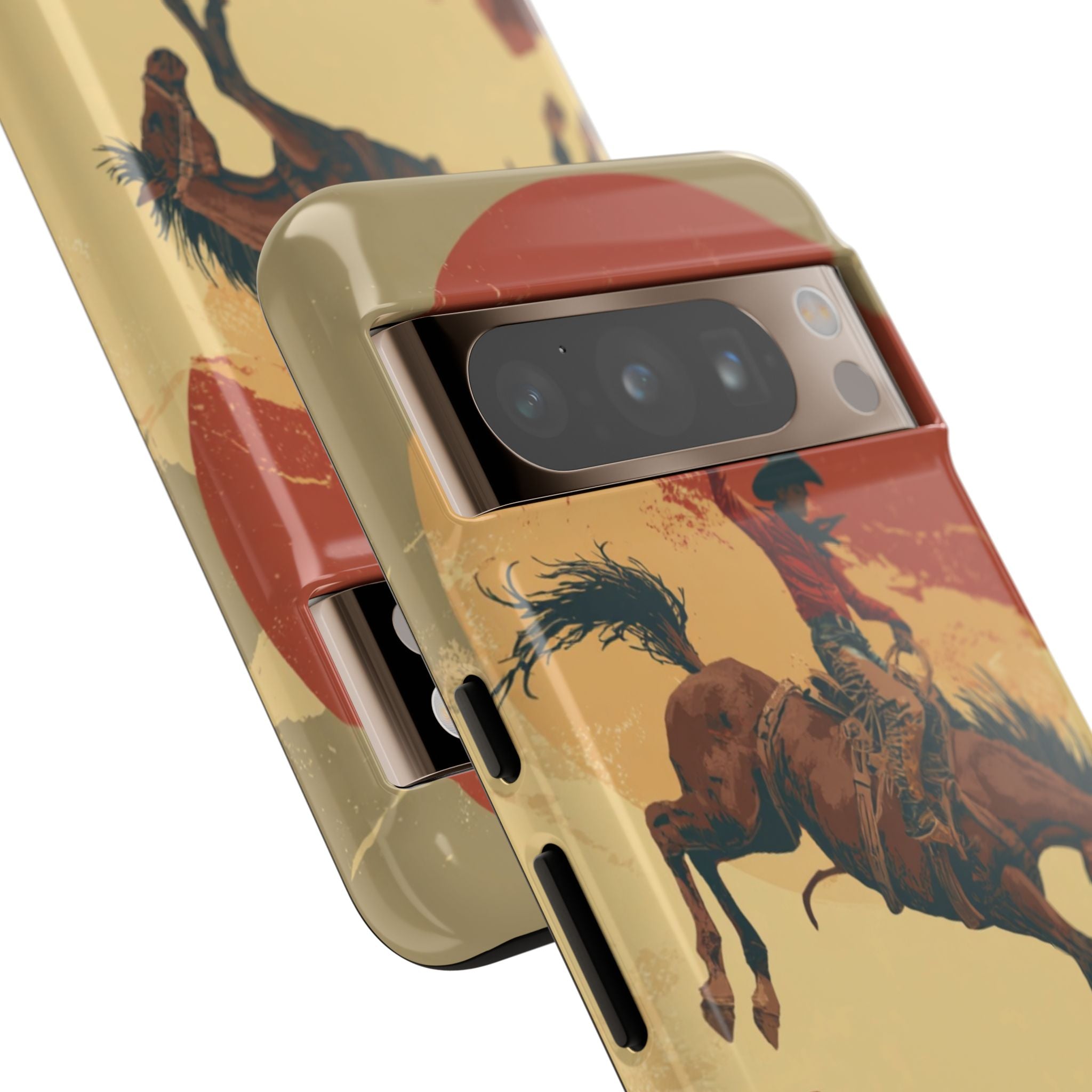 Cowboy Phone Case - Wild West Style, Tough Protection for Outdoor Lovers
