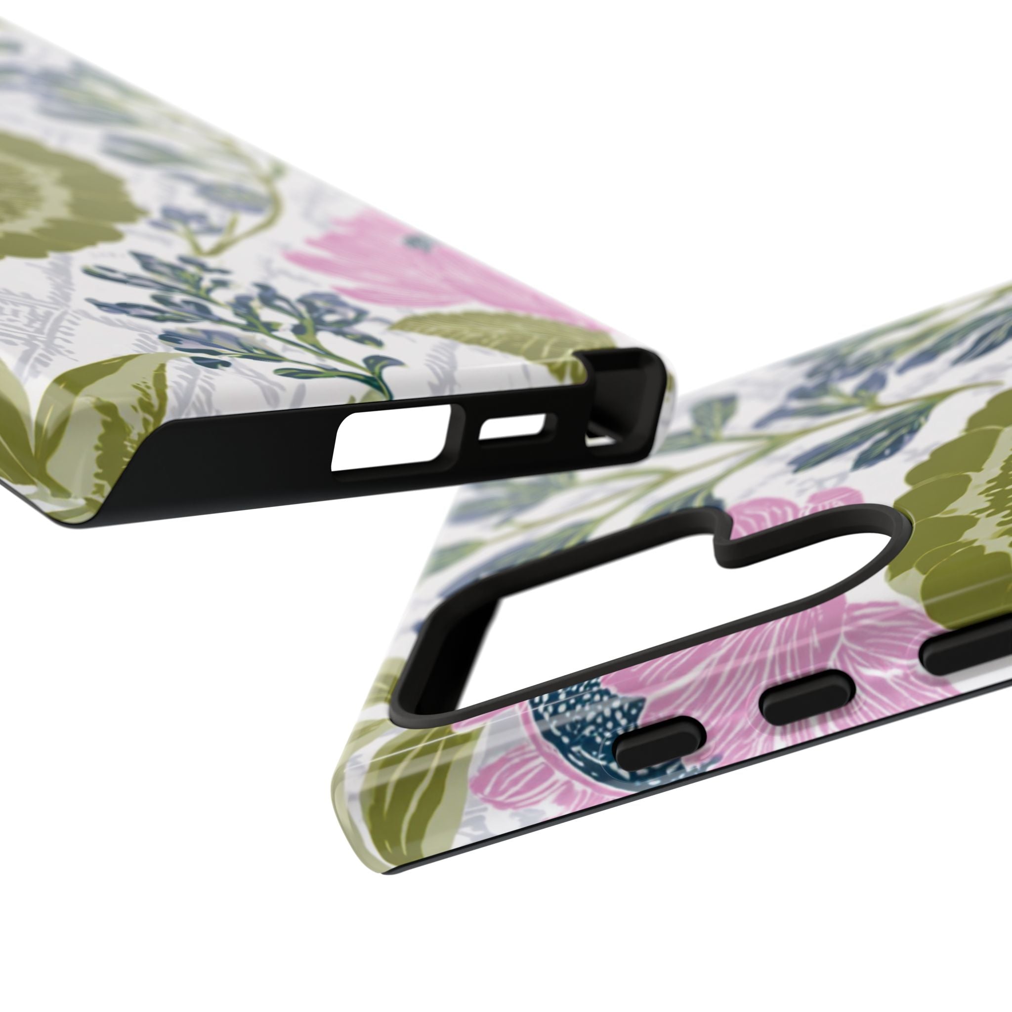 Floral Phone Case, Tough Cases with Elegant Design, Stylish Phone Accessories