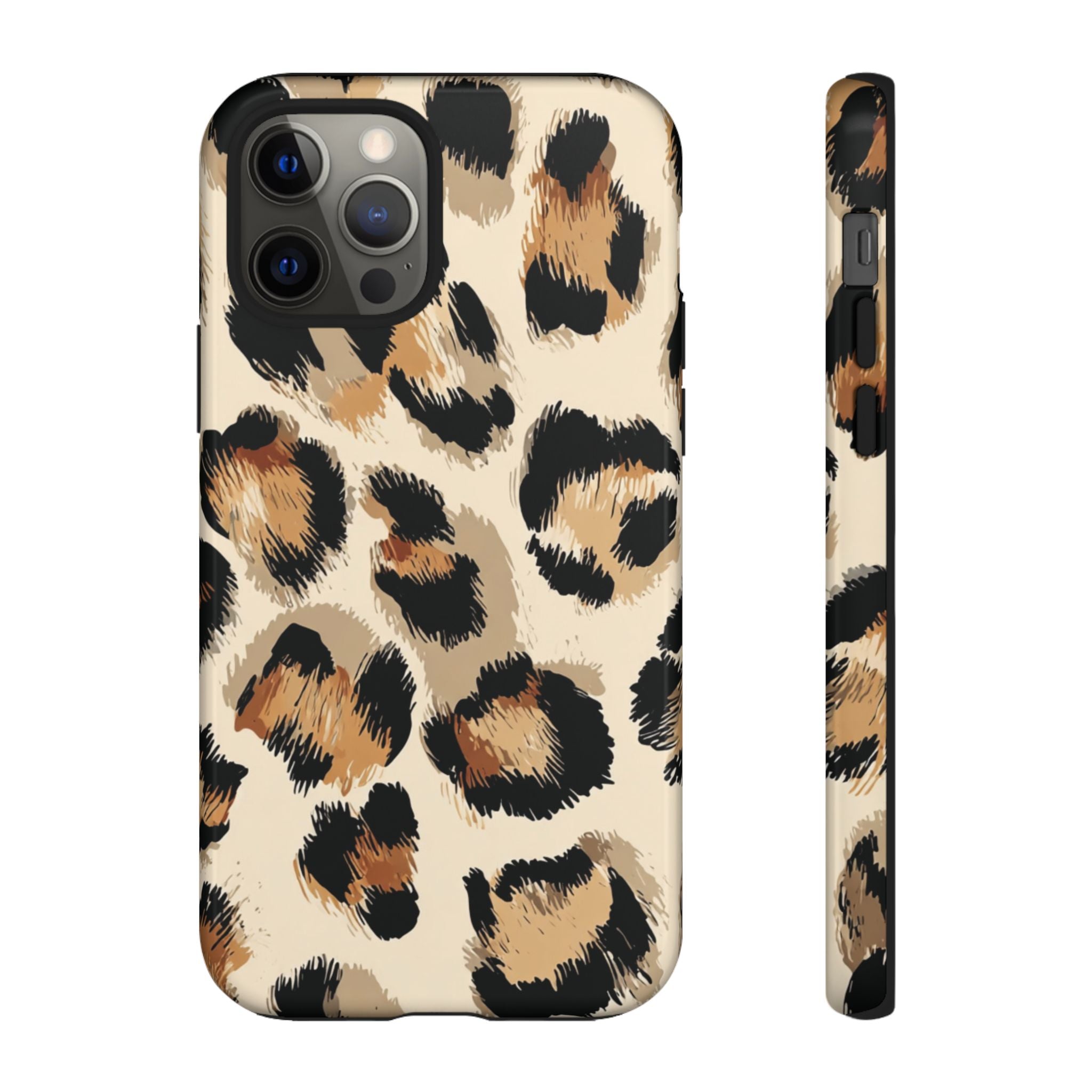 Stylish Leopard Print Phone Case, Animal Print, Tough Case, Gift for Her