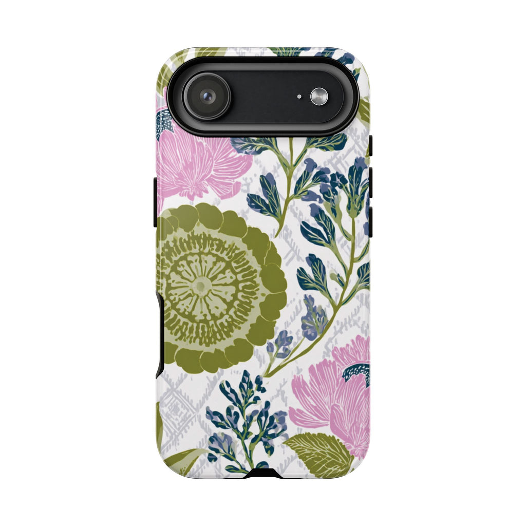 Floral Phone Case, Tough Cases with Elegant Design, Stylish Phone Accessories